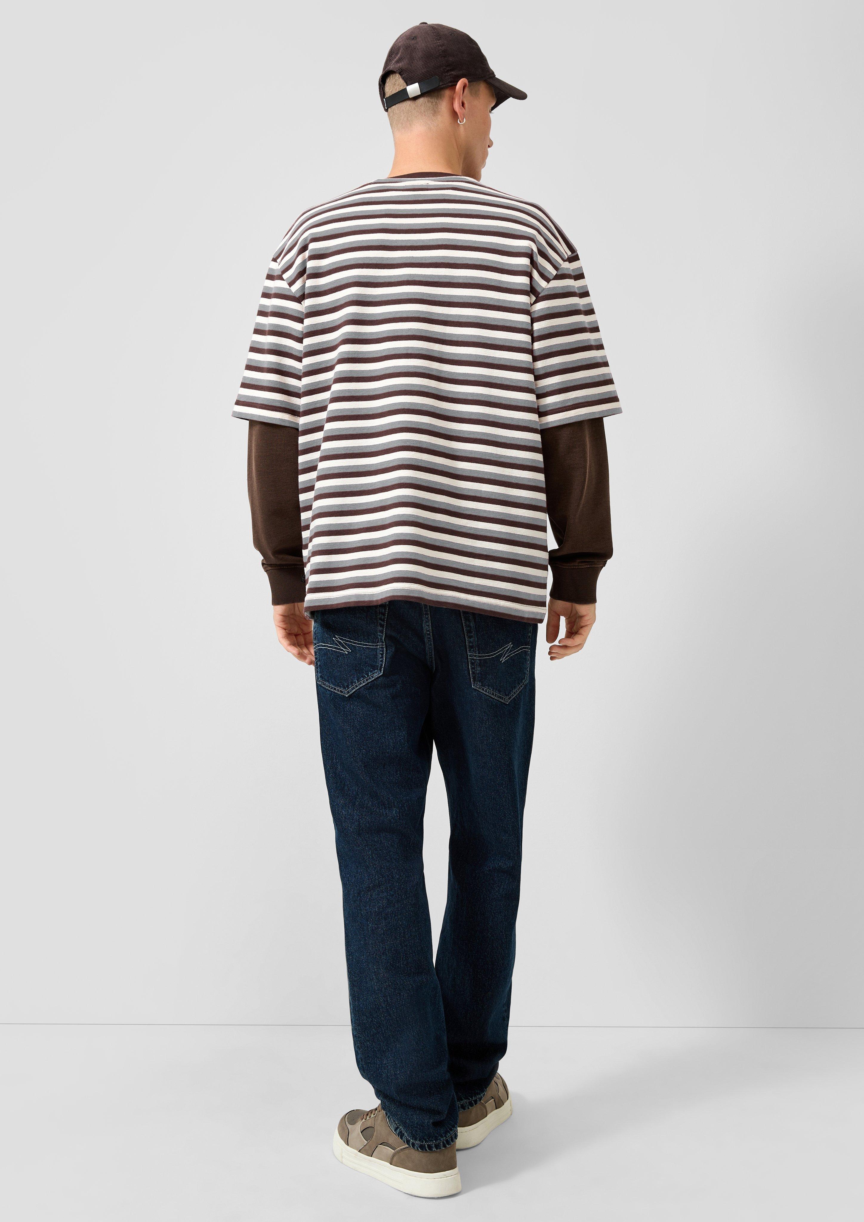 Herren T-Shirt in grau von QS