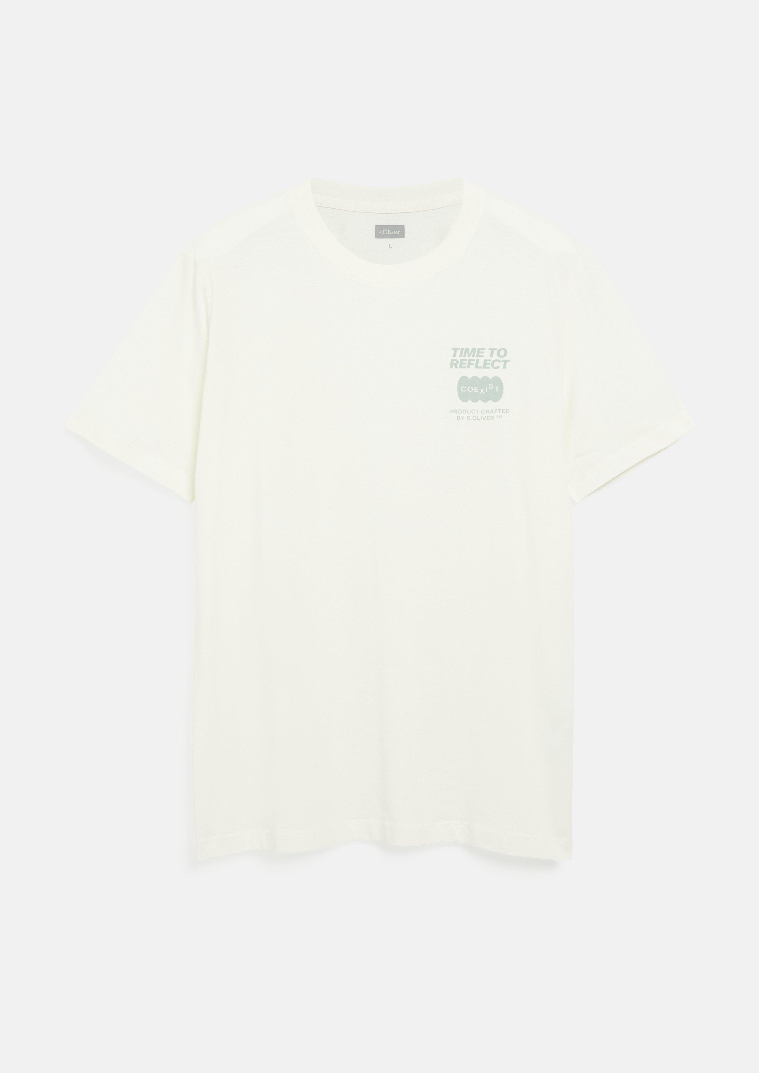Hommes T-shirt en blanc de s.Oliver