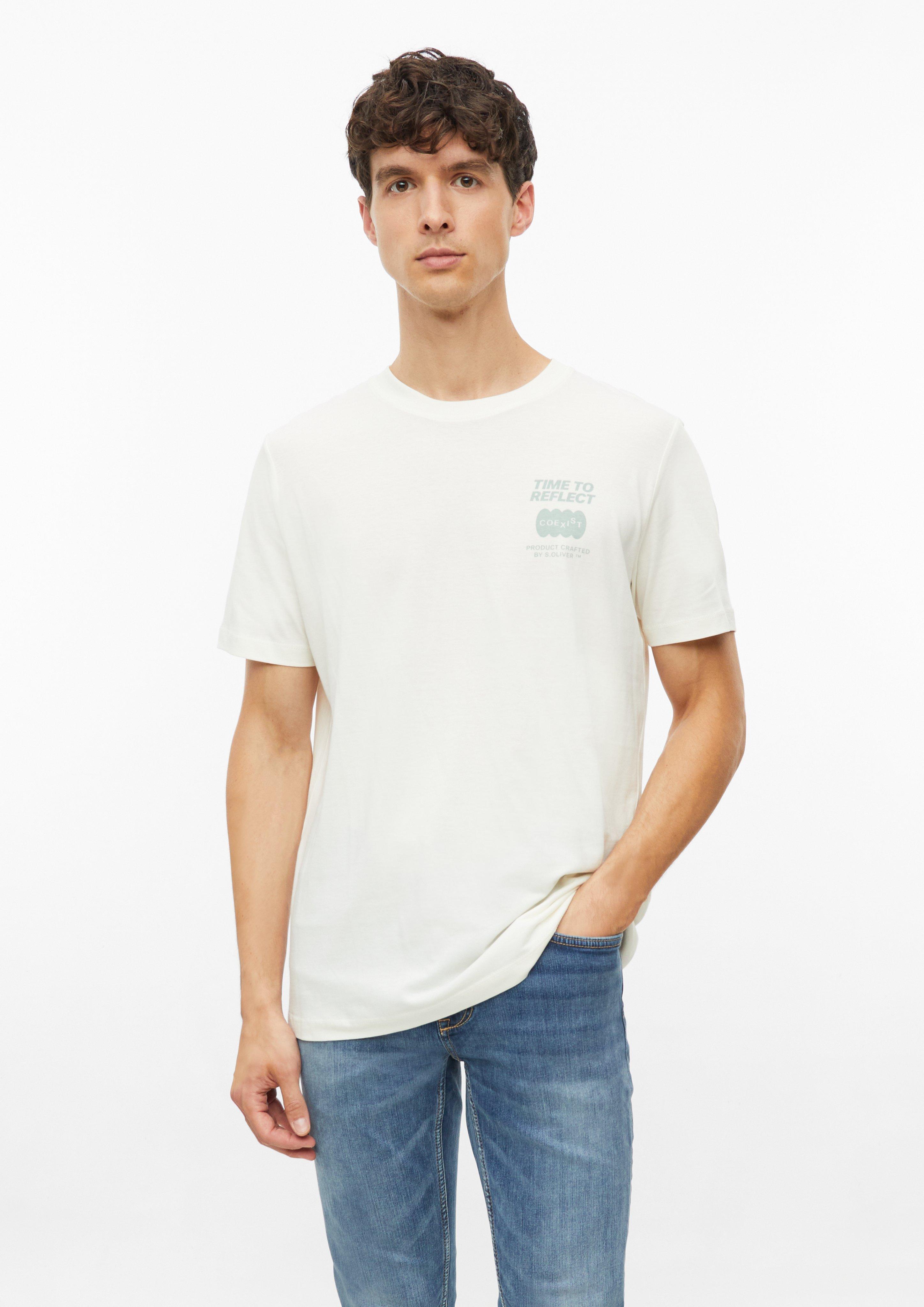 Hommes T-shirt en blanc de s.Oliver