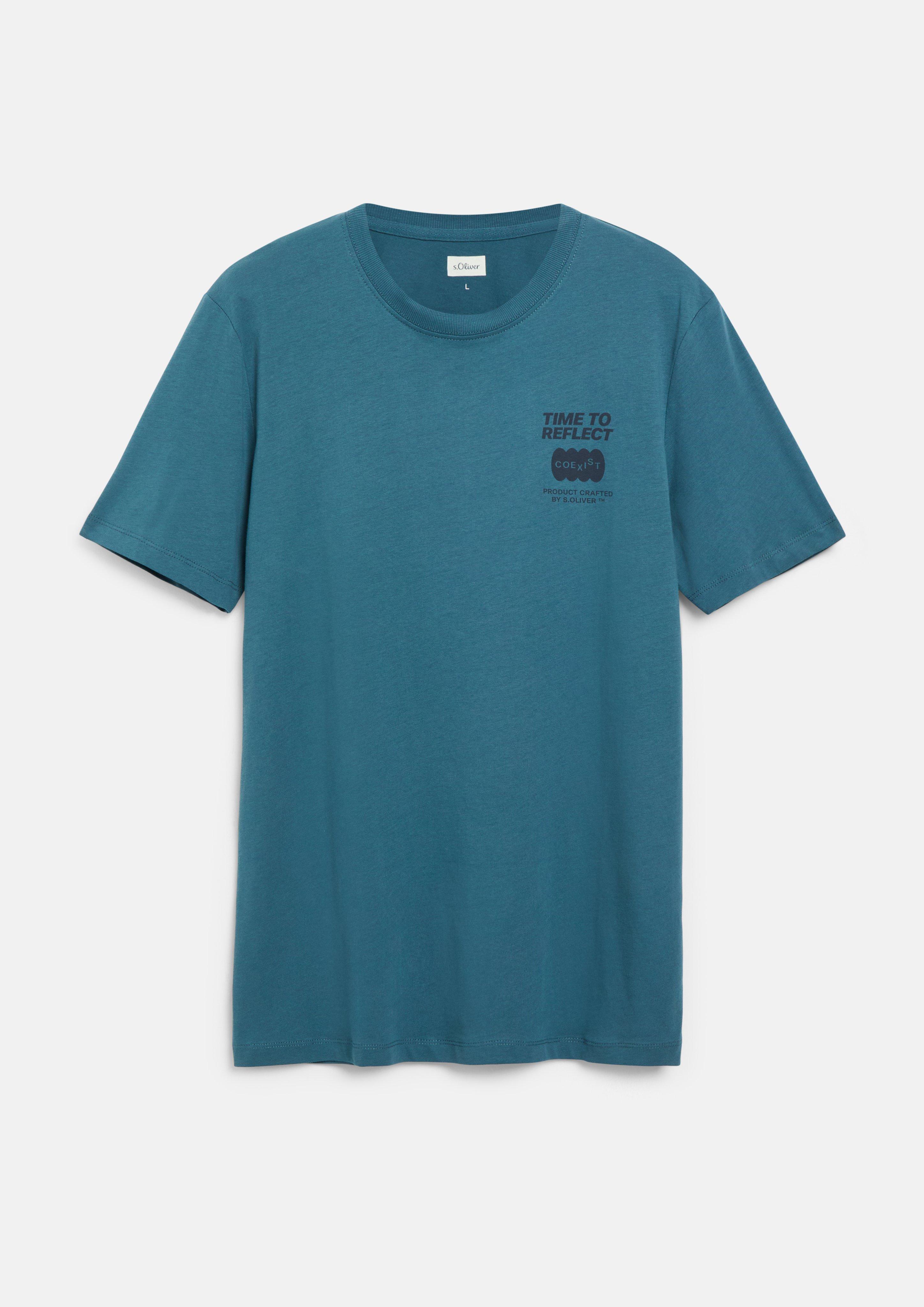 Hommes T-shirt en bleu de s.Oliver