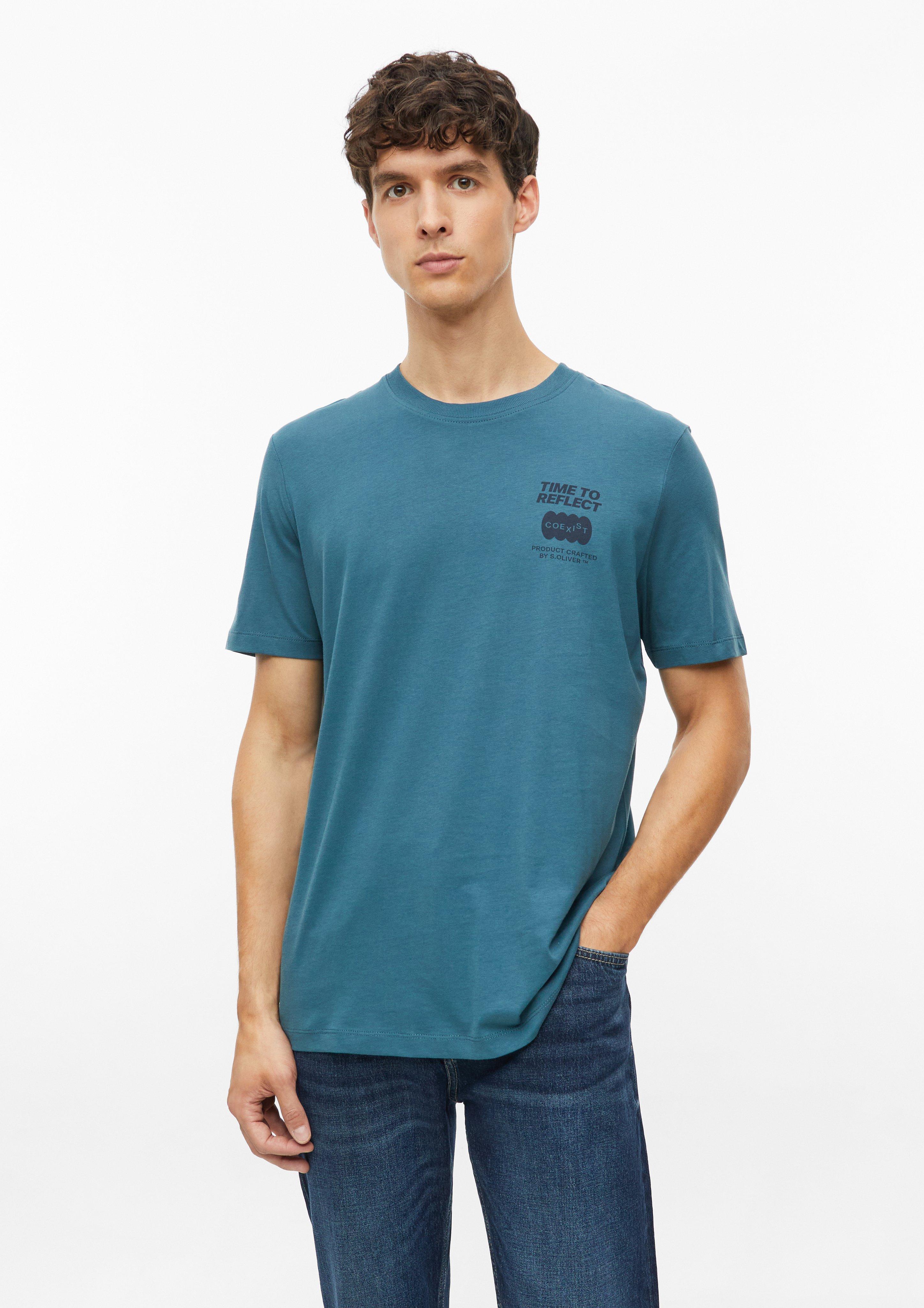 Hommes T-shirt en bleu de s.Oliver
