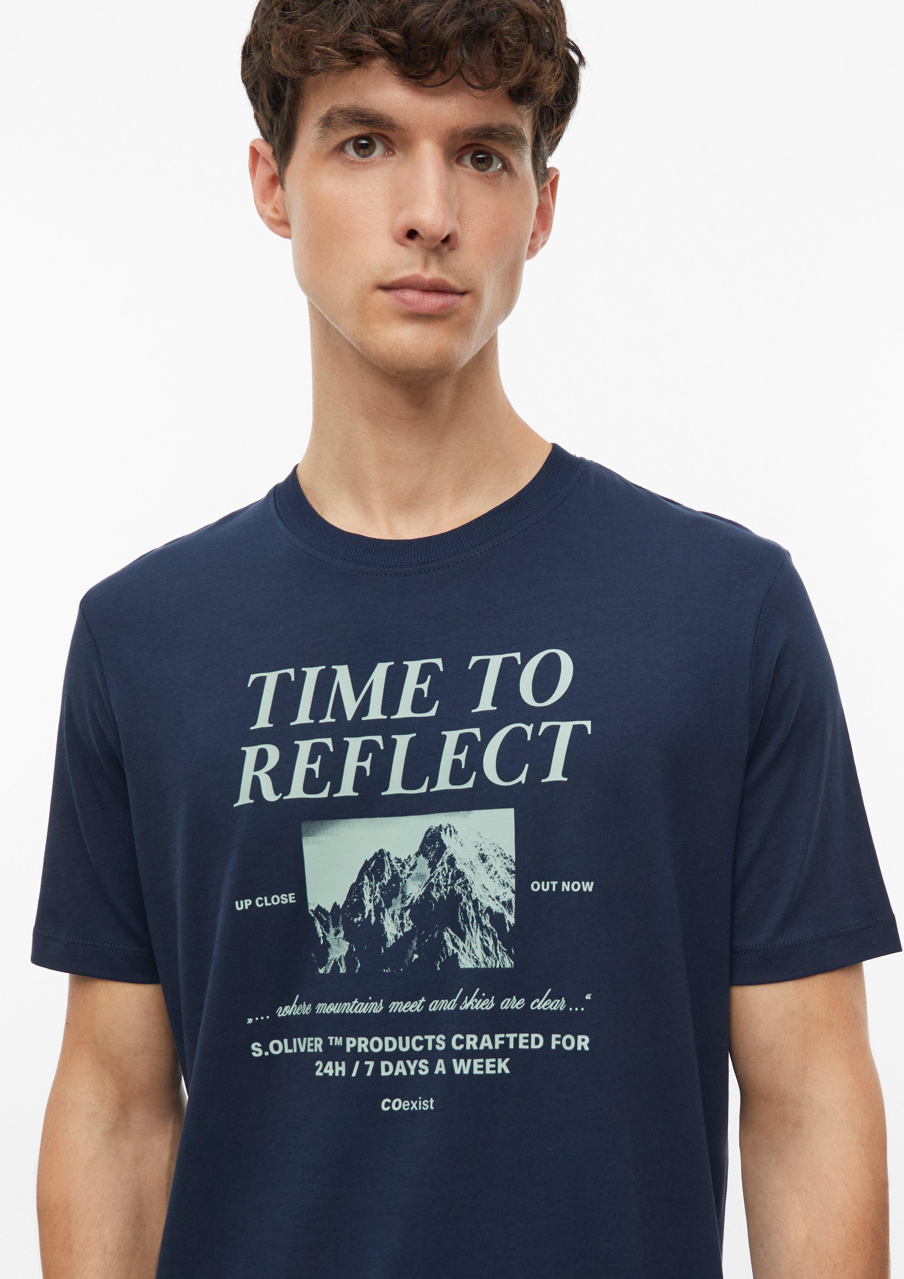 Hommes T-shirt en bleu de s.Oliver