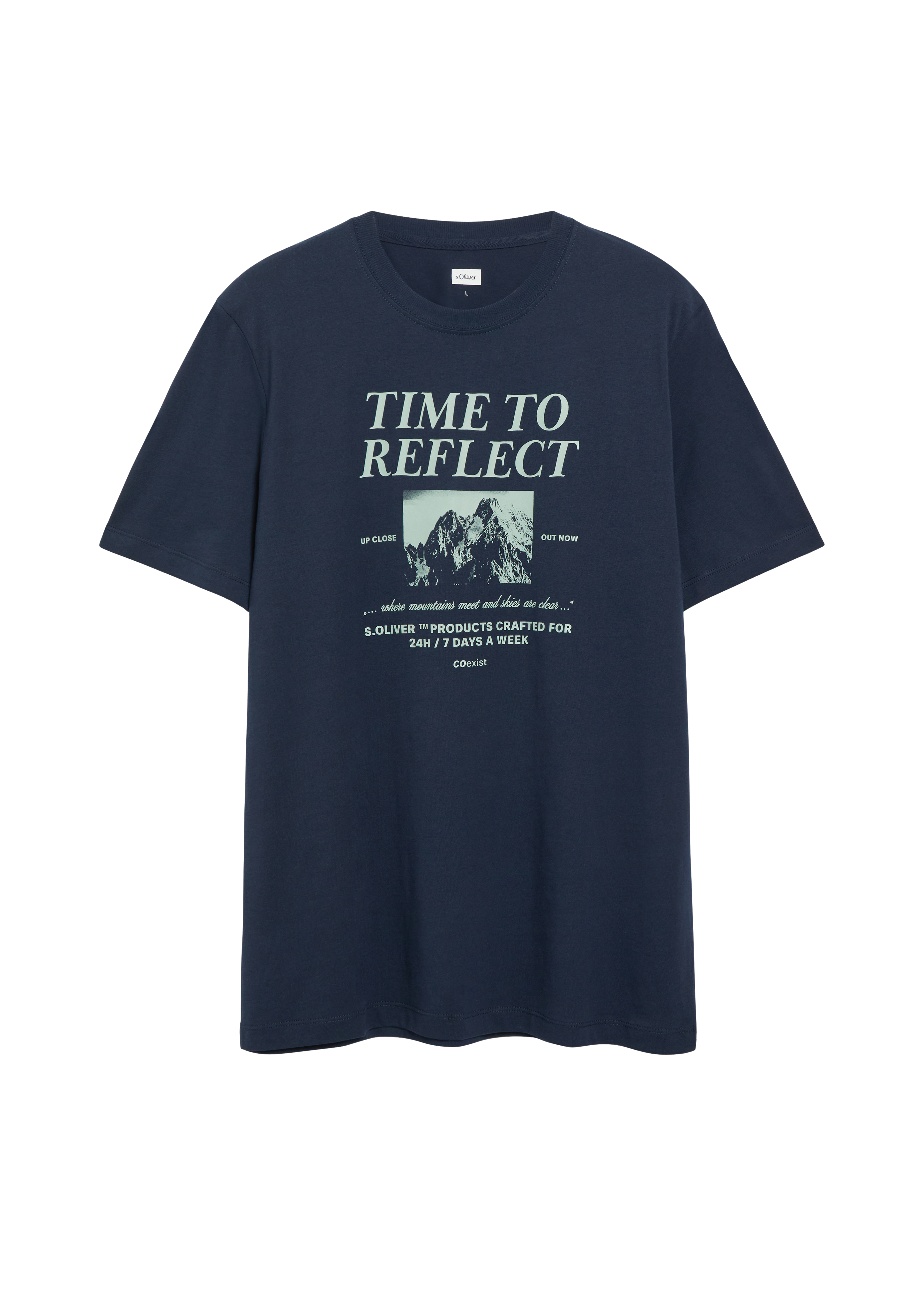 Katoenen T-shirt met print