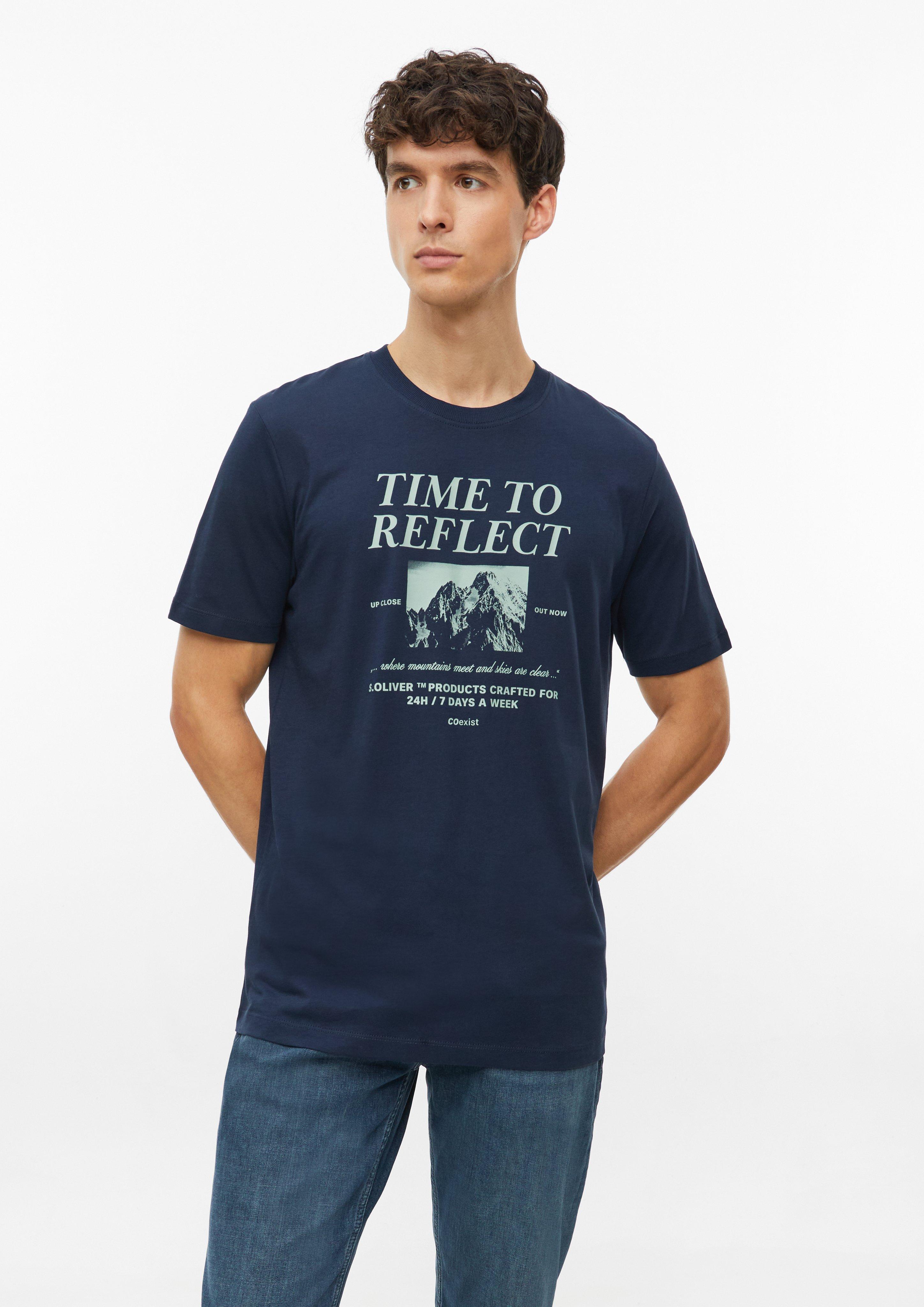 Hommes T-shirt en bleu de s.Oliver