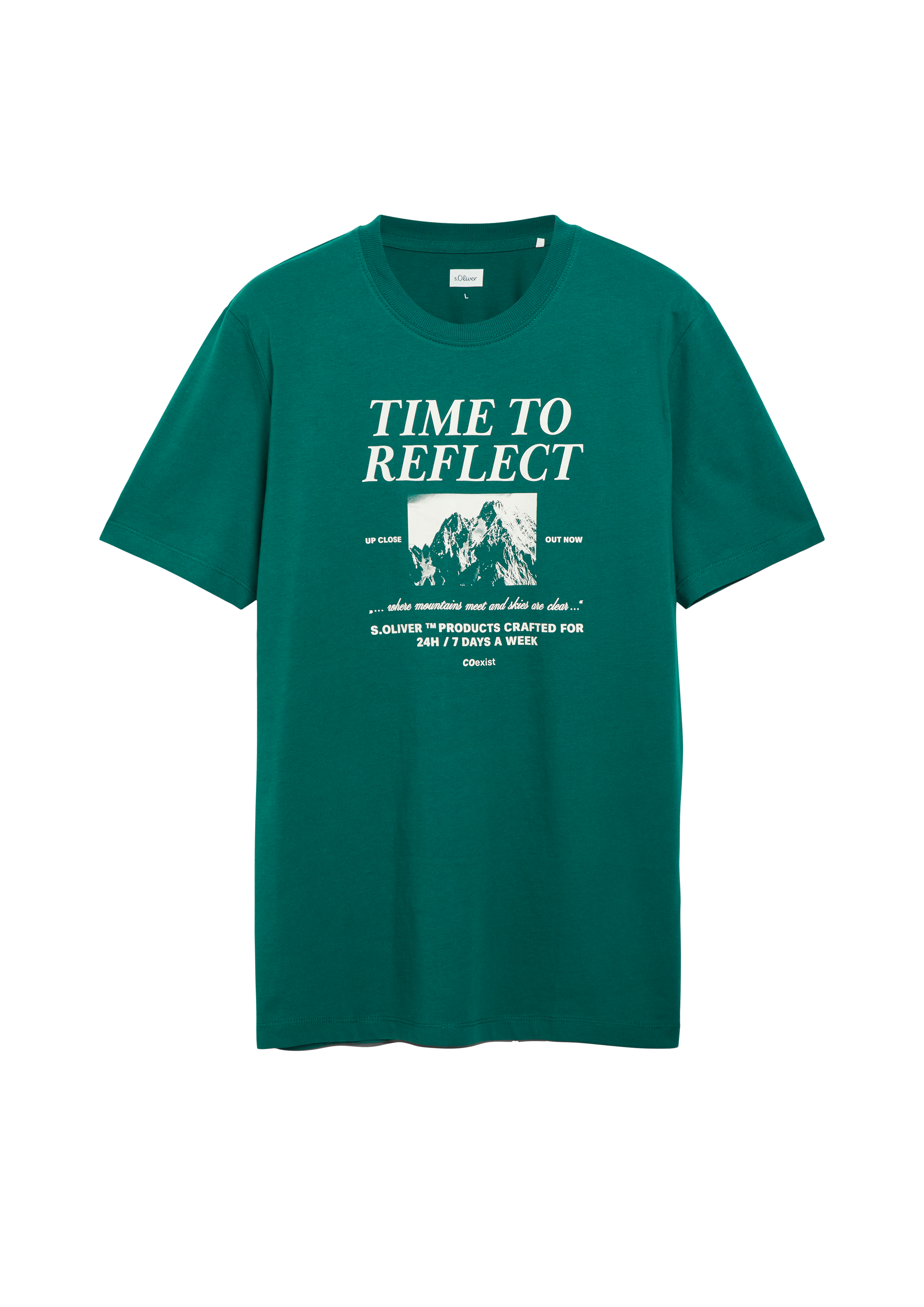 Katoenen T-shirt met print