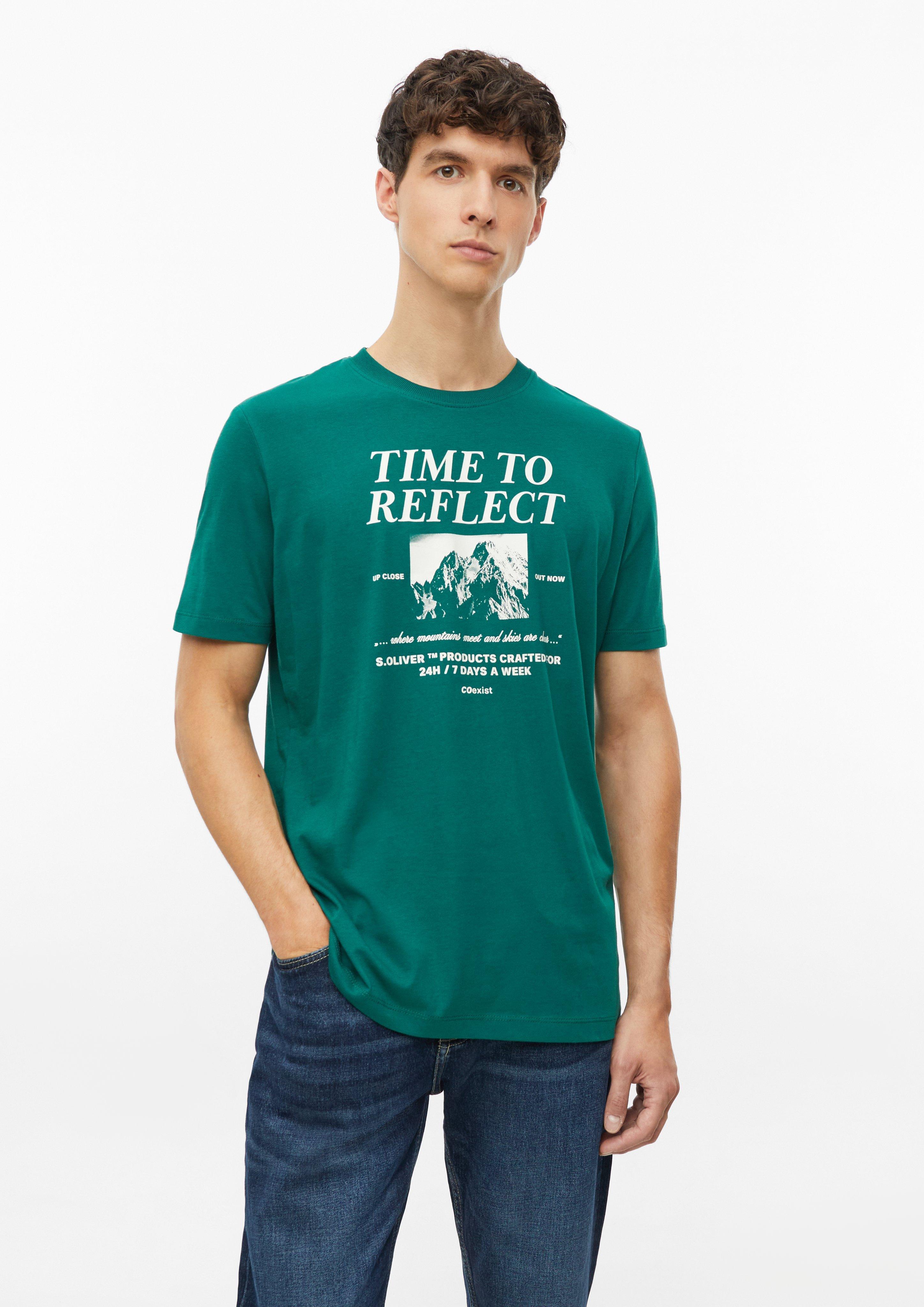 T-shirt en vert sapin de s.Oliver