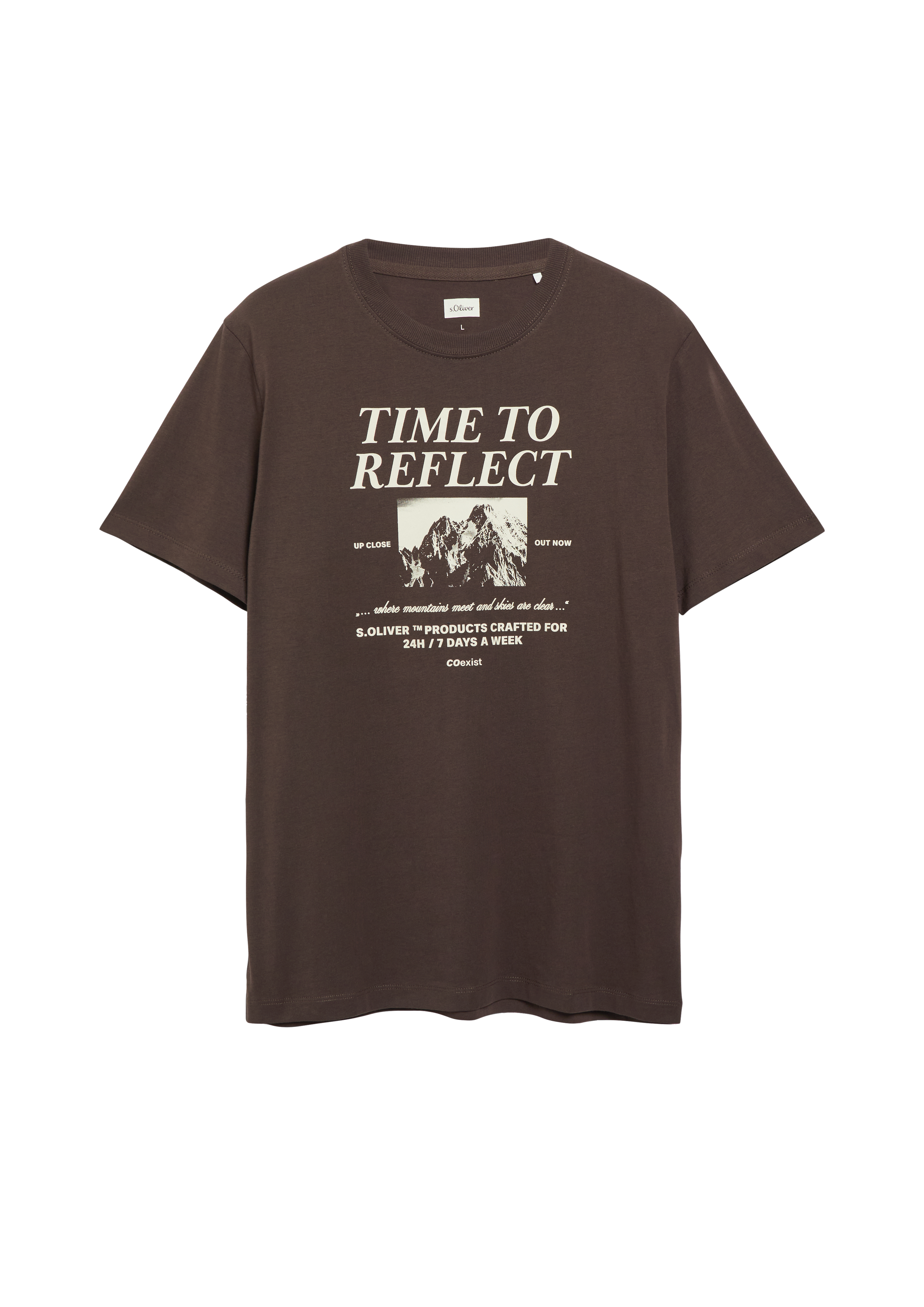 Katoenen T-shirt met print