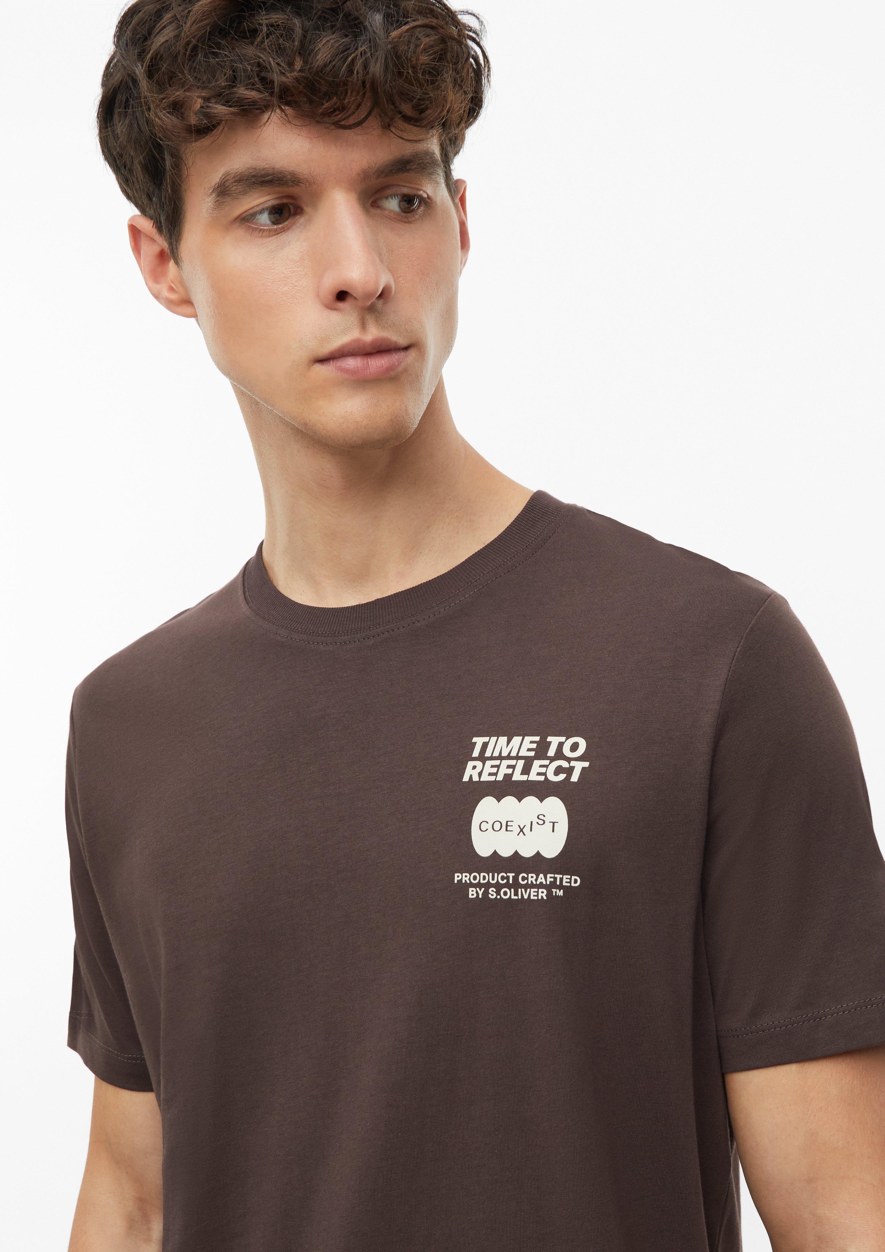 Hommes T-shirt en brun de s.Oliver