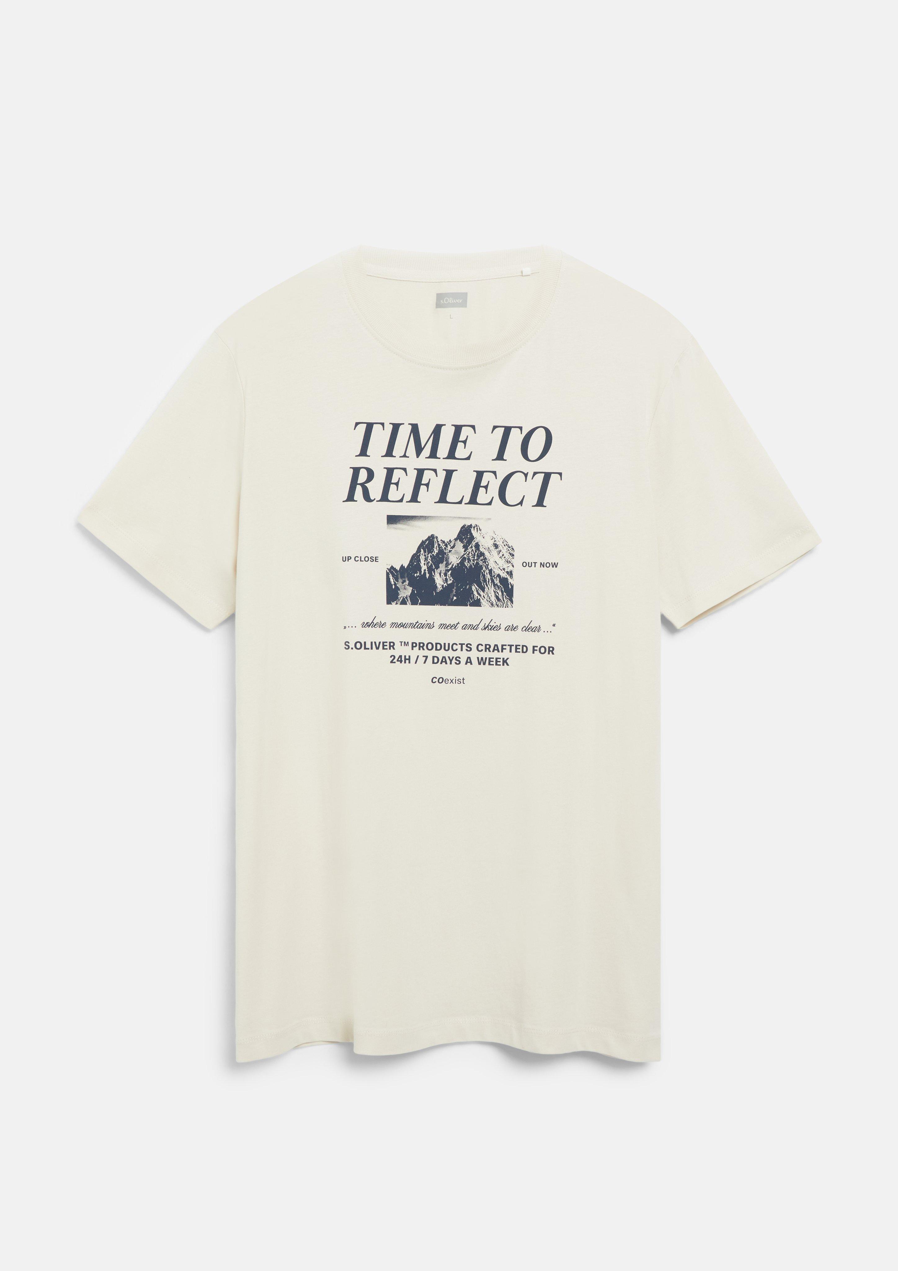 Hommes T-shirt en gris de s.Oliver