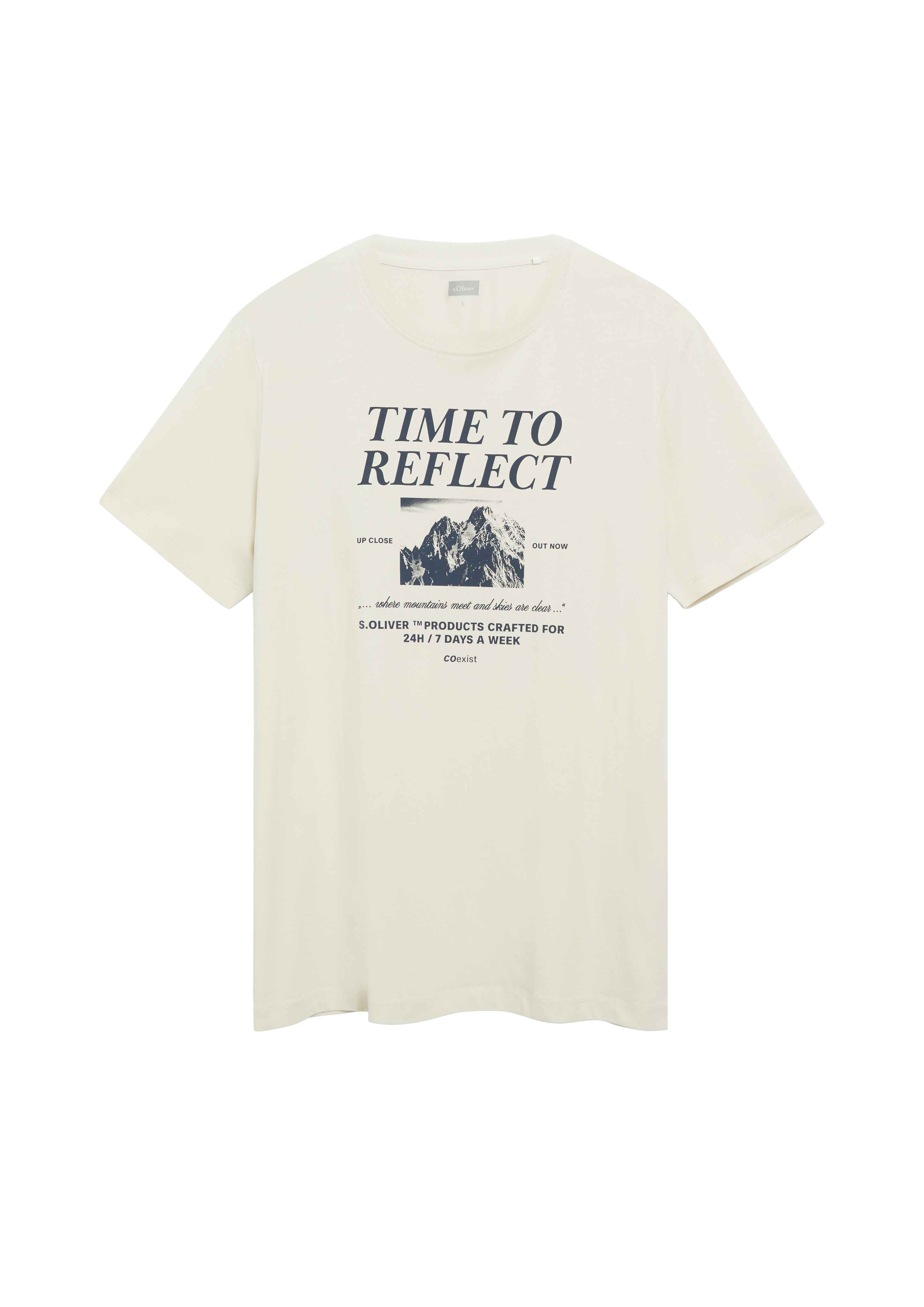 Katoenen T-shirt met print