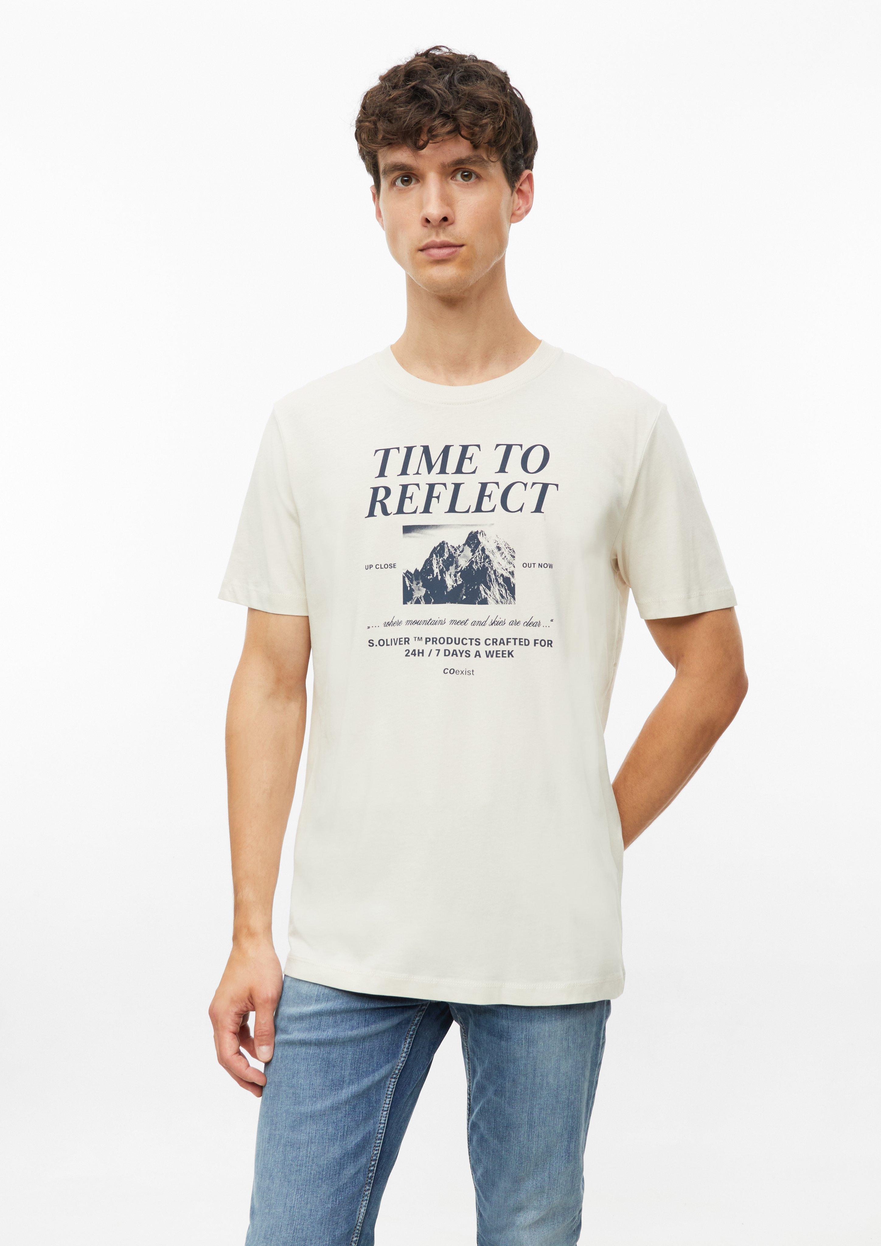 Hommes T-shirt en gris de s.Oliver