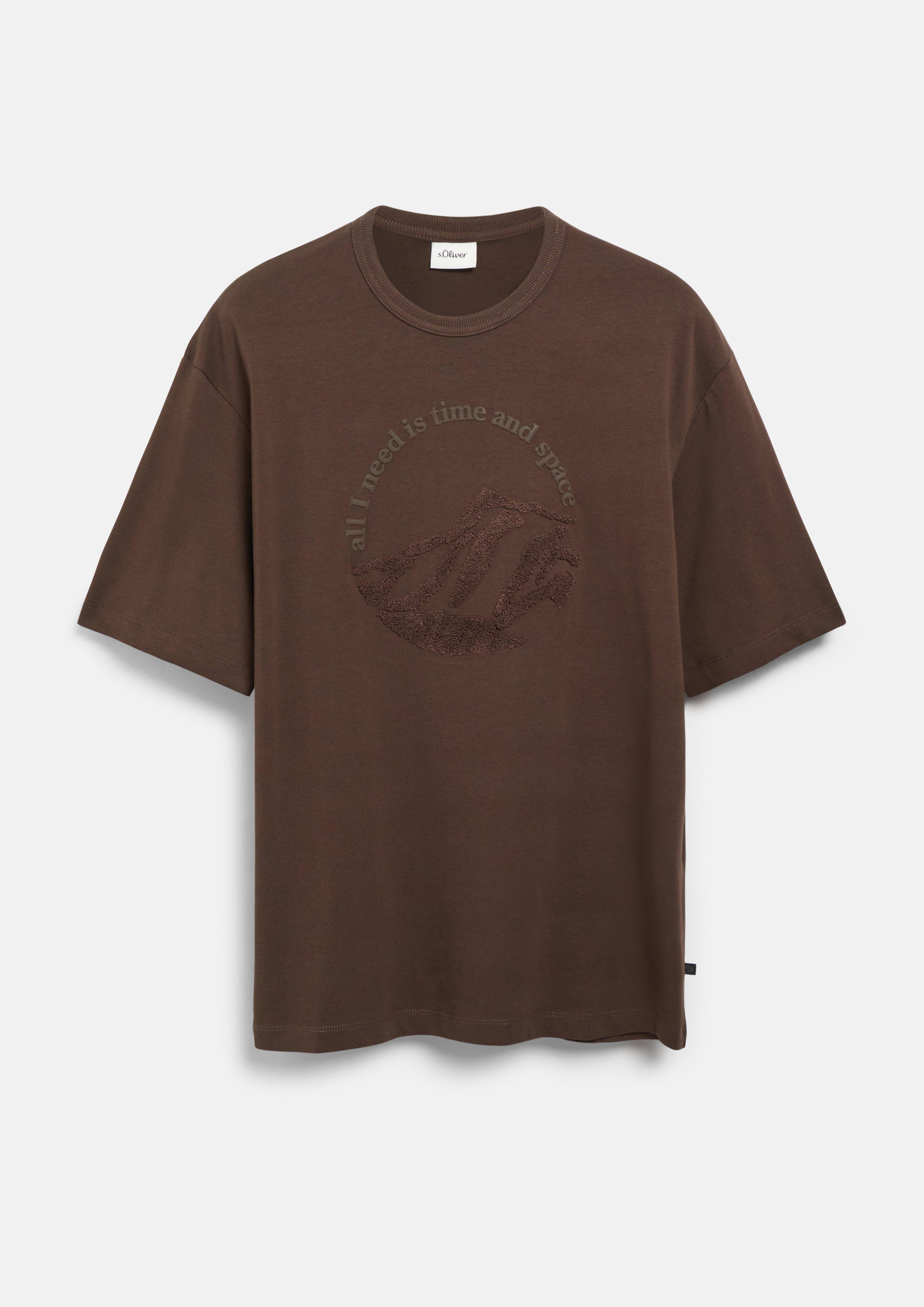Herren T-Shirt in braun von s.Oliver