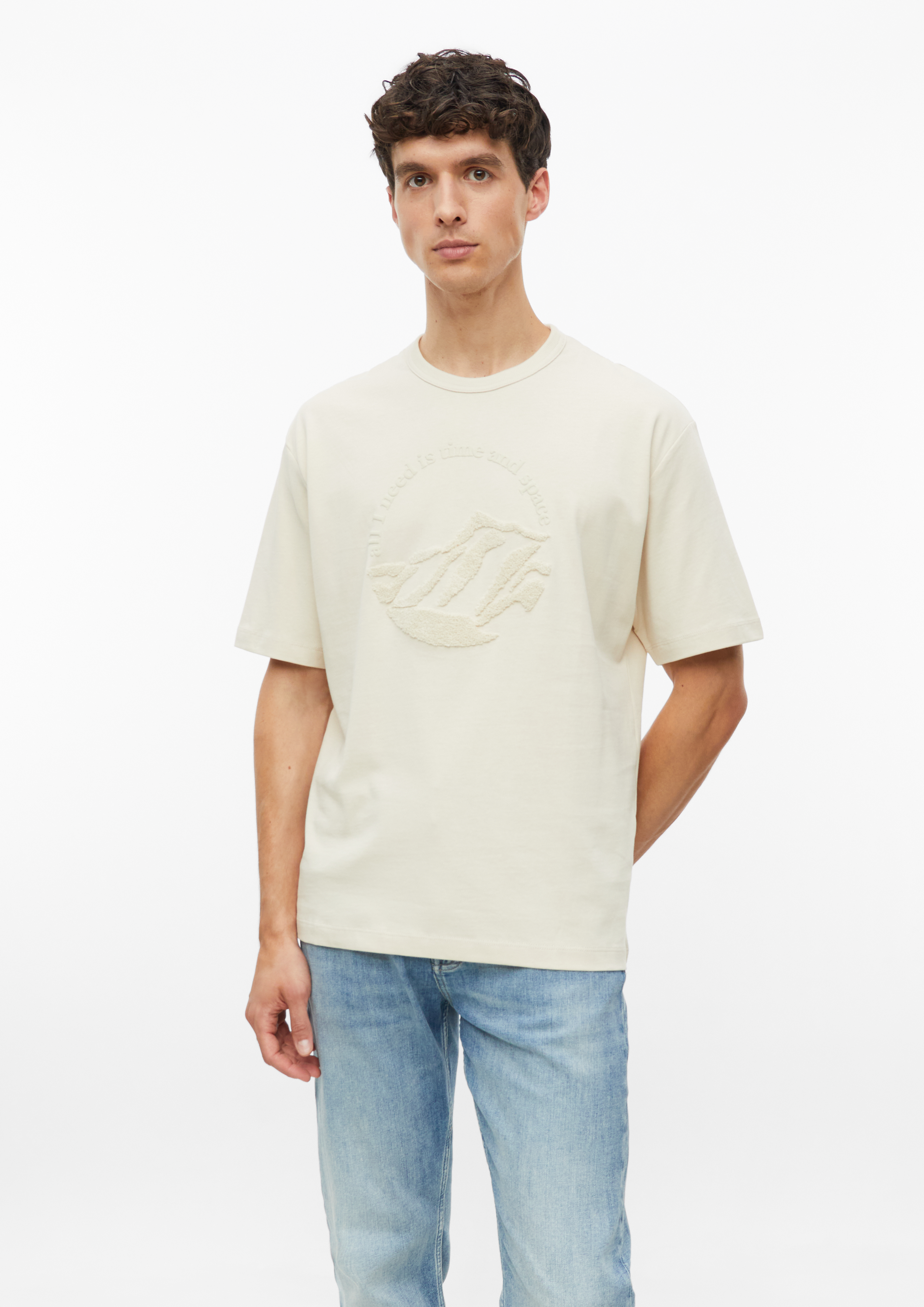 Herren T-Shirt in beige von s.Oliver