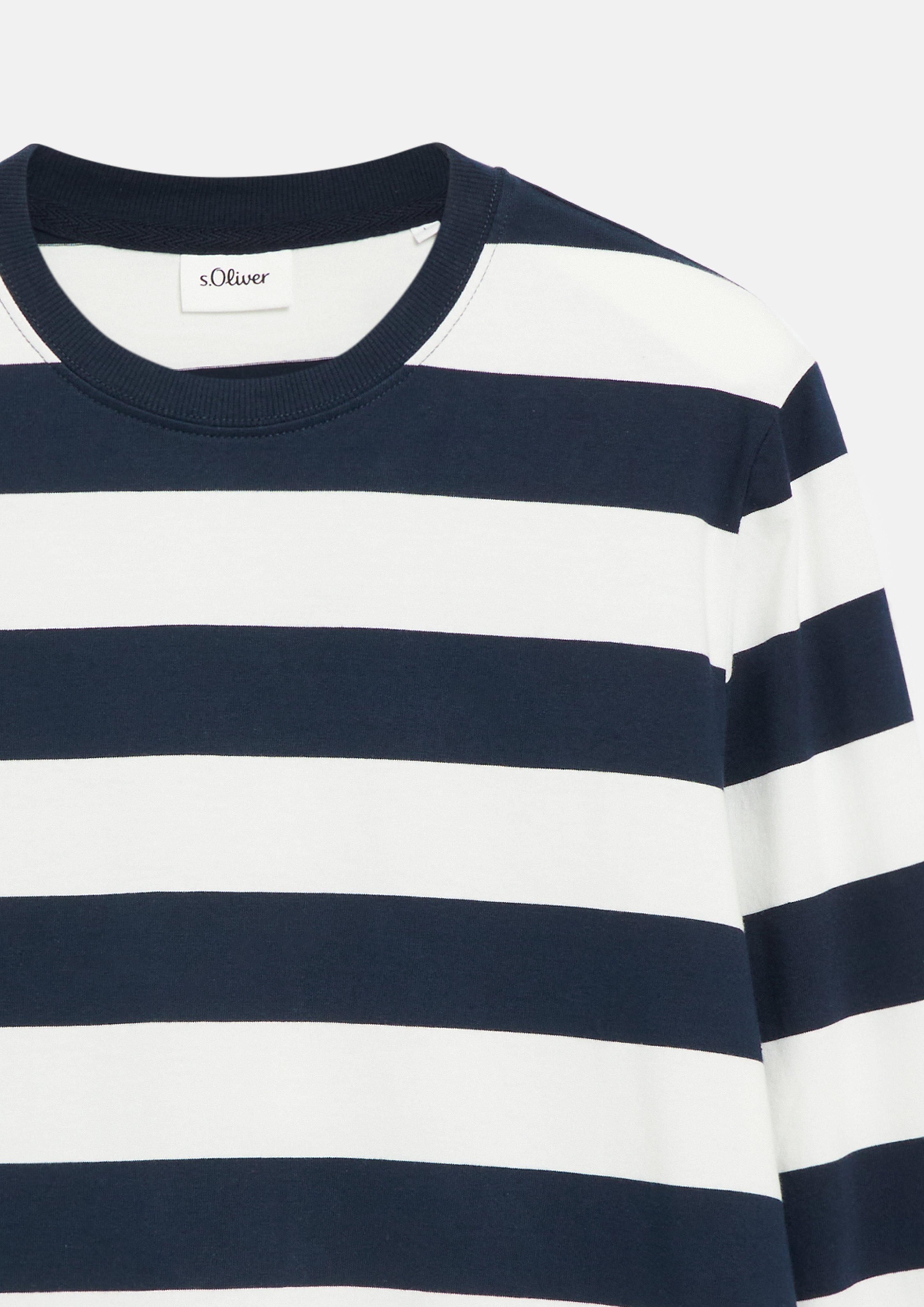 Heren T-Shirt in blauw van s.Oliver