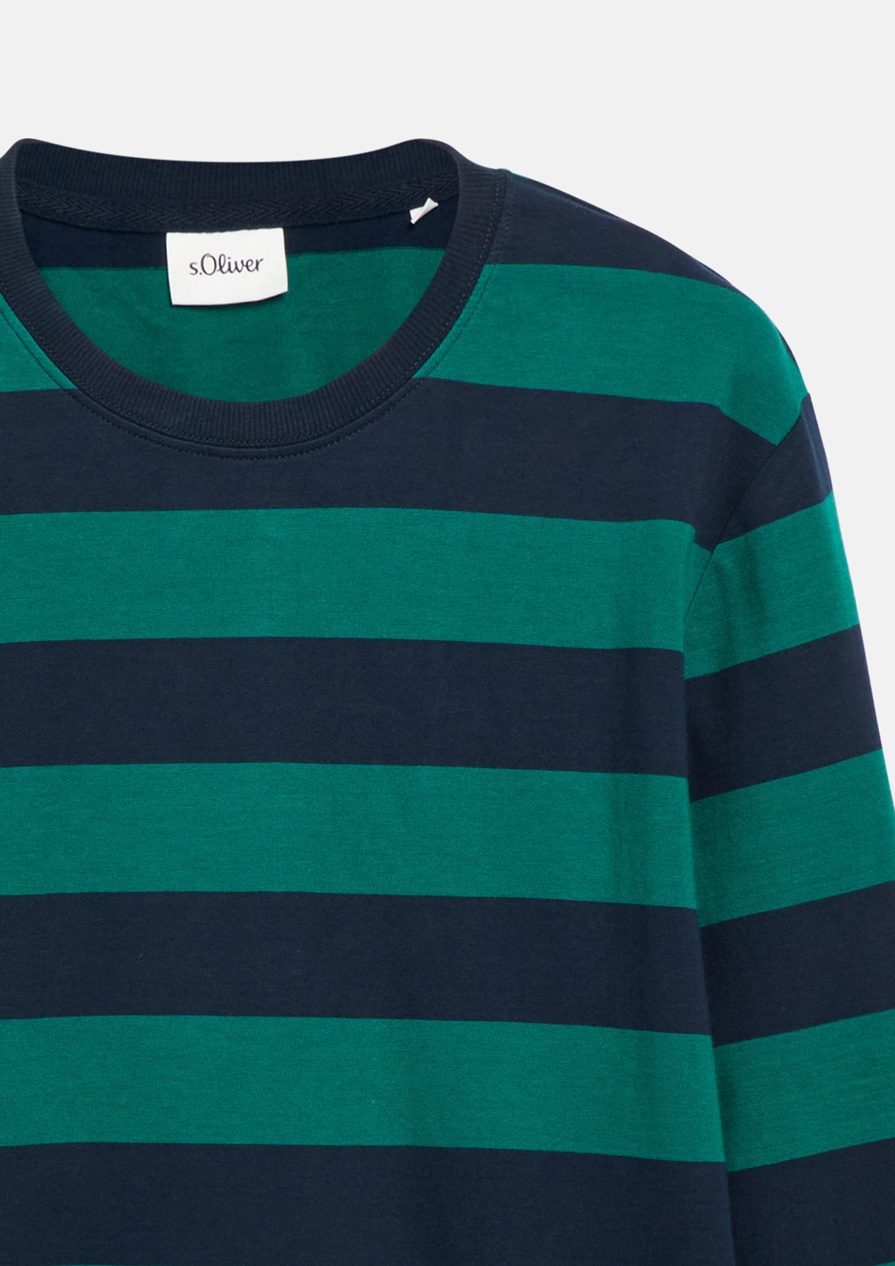 Herren T-Shirt in blau von s.Oliver