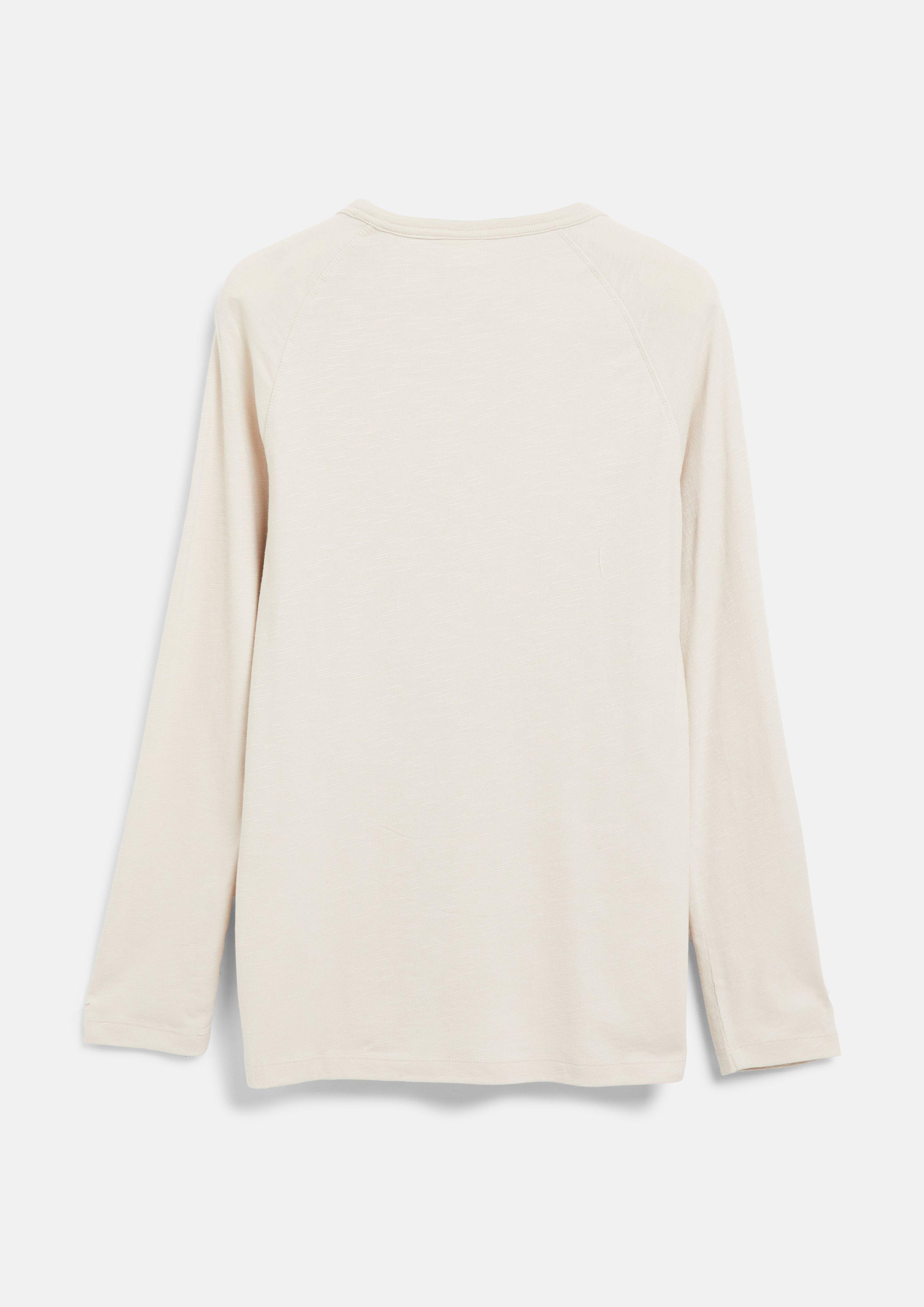 Hommes T-shirt à manches longues raglan en jersey de fil flammé en beige de s.Oliver