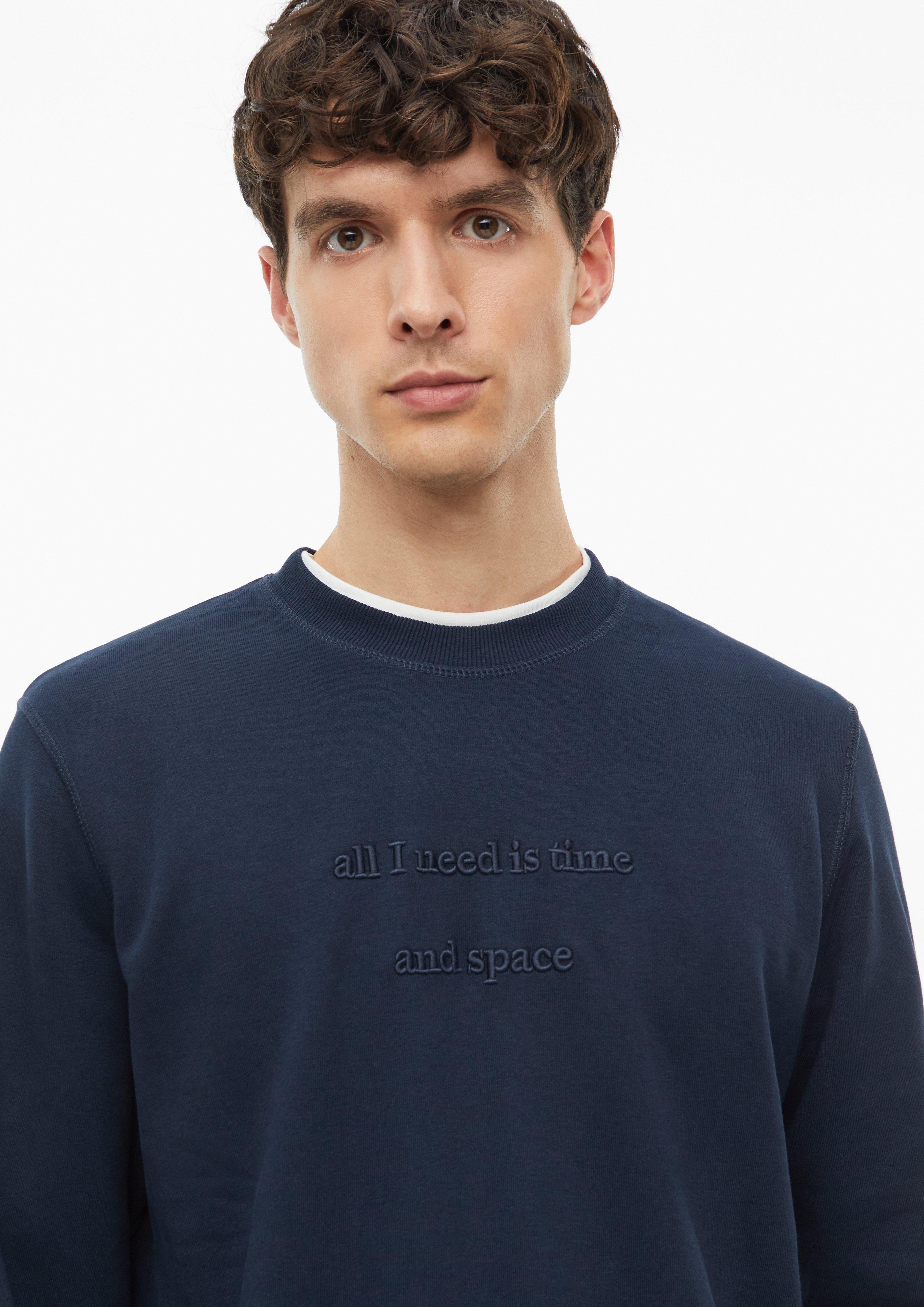 Hommes Sweat-shirt en bleu de s.Oliver