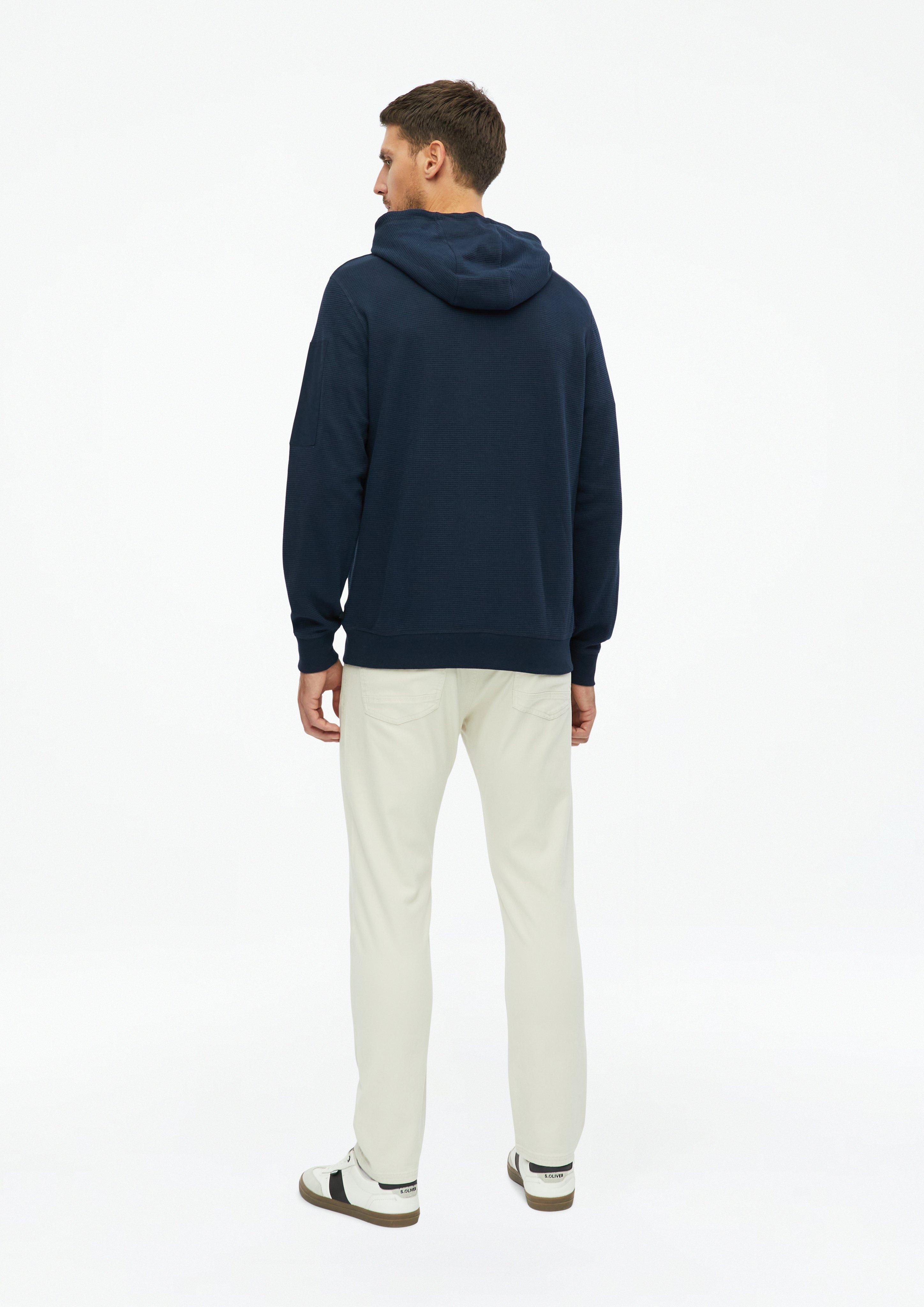 Hommes Sweat-shirt en bleu de s.Oliver
