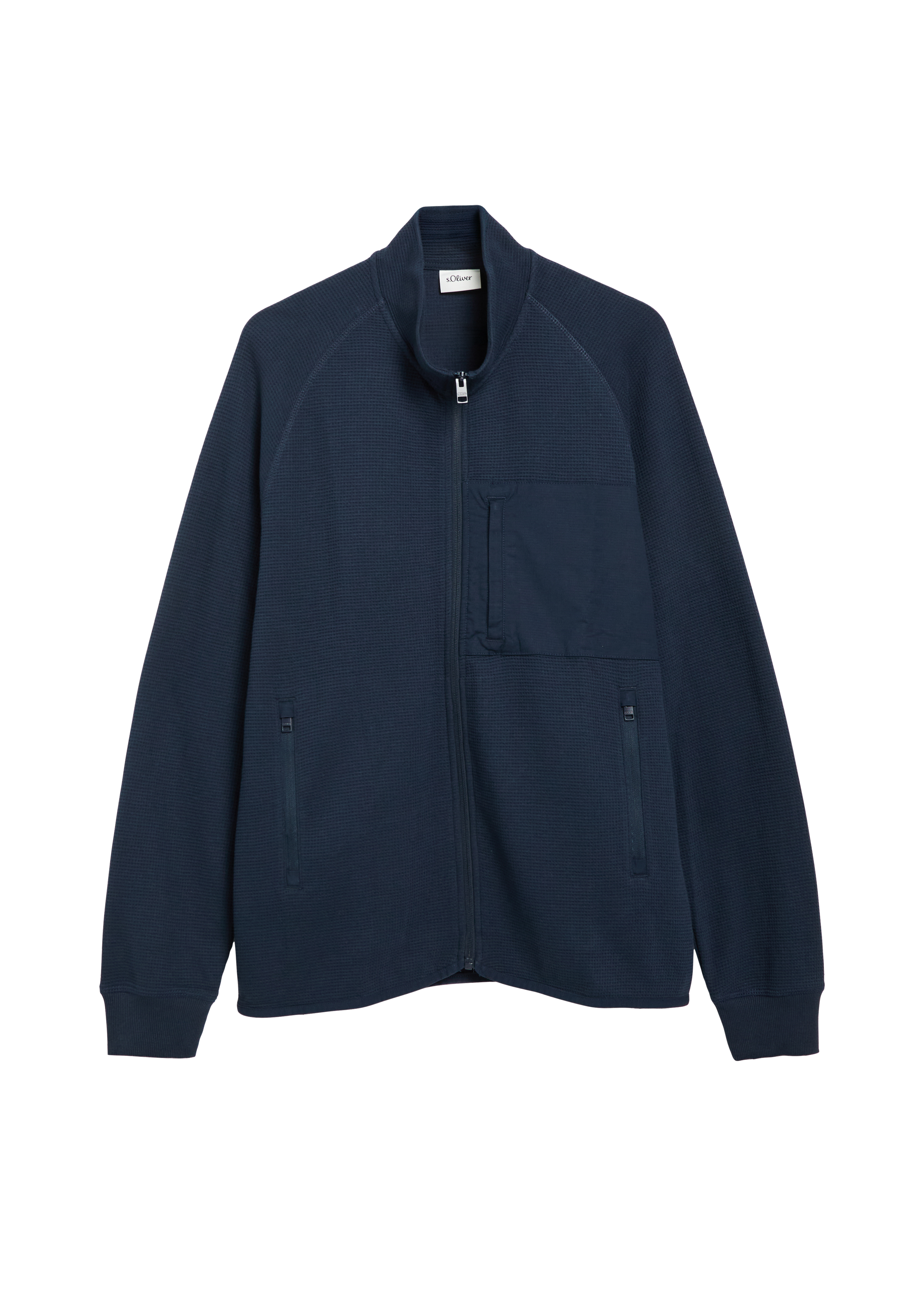 Sportief sweatshirt in een mix van stoffen