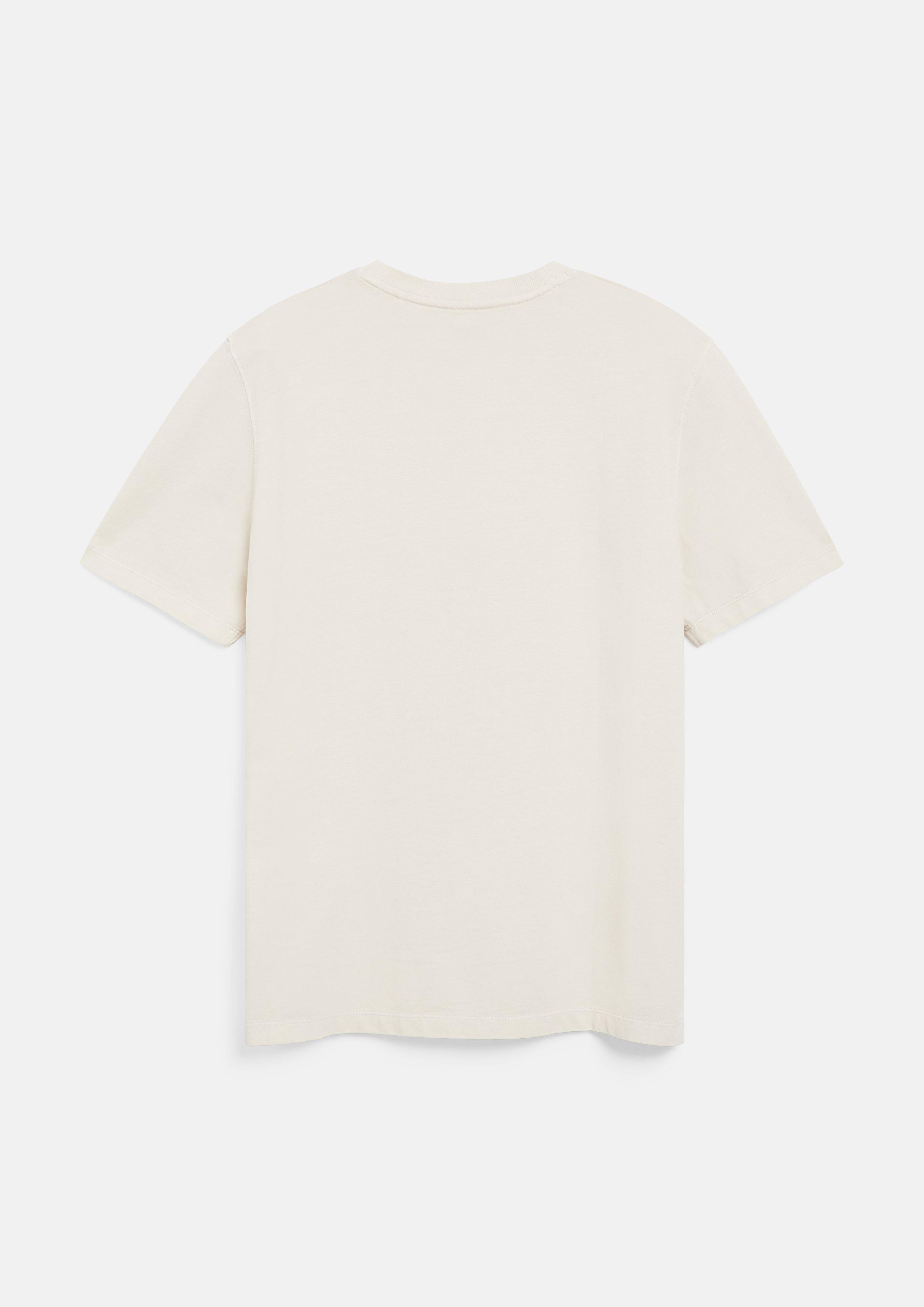 Men Soft Heavy Jersey T-Shirt with Logo in beige by s.Oliver