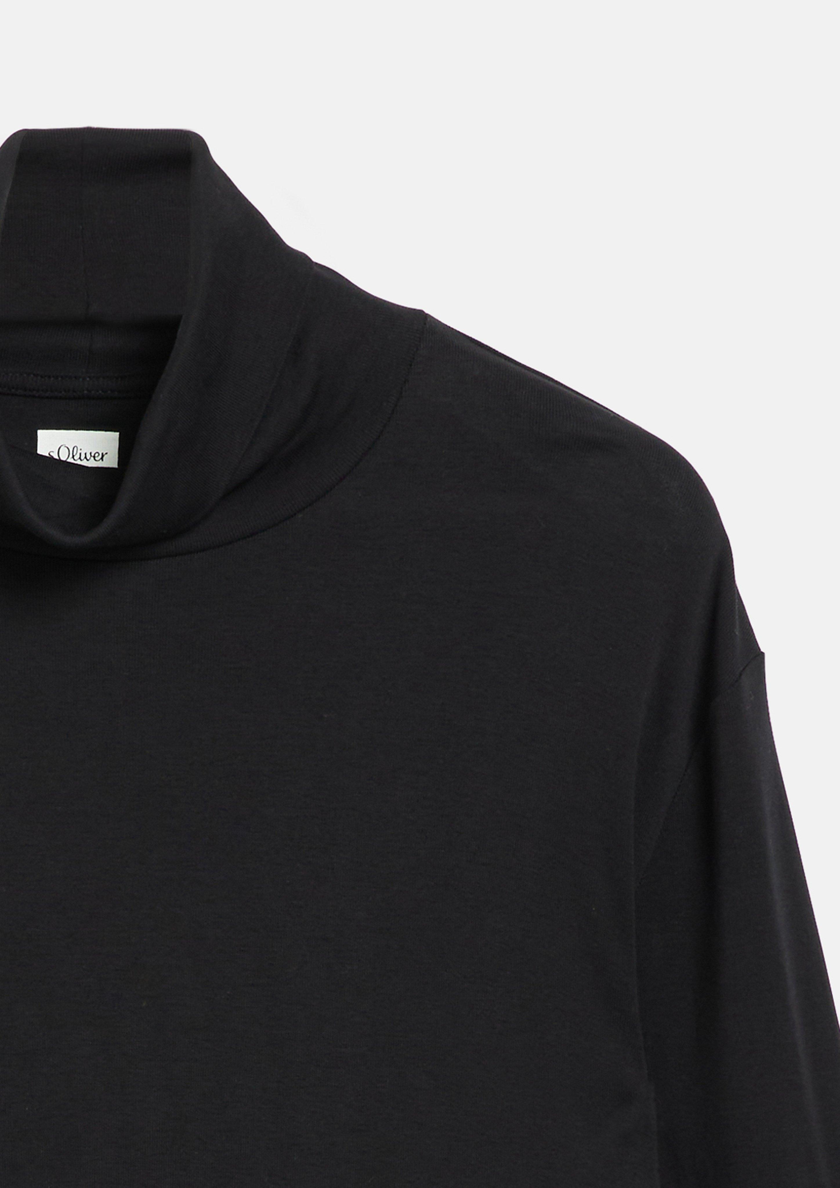 Hommes T-shirt en noir de s.Oliver