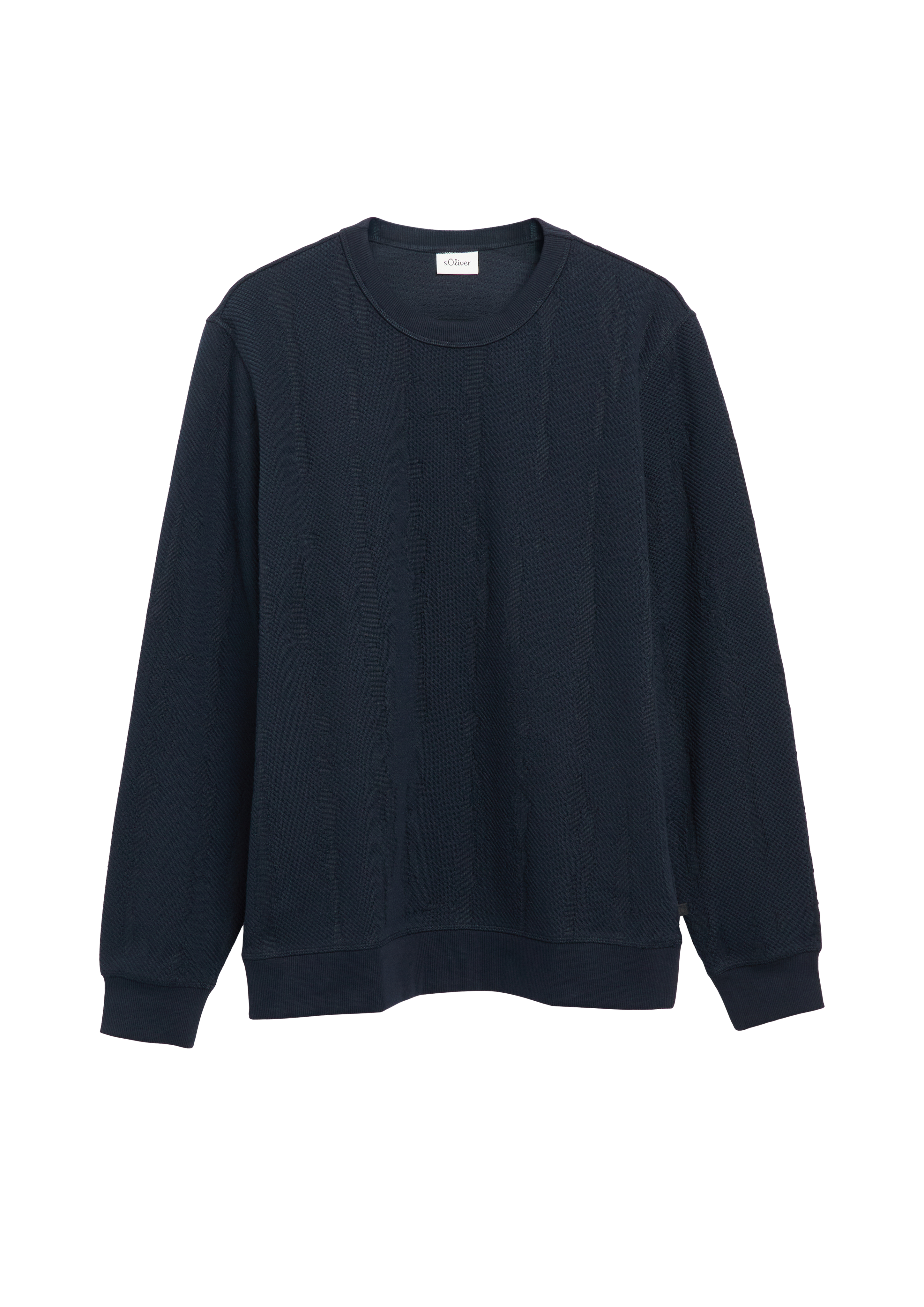 Sweatshirt met jacquardstructuur