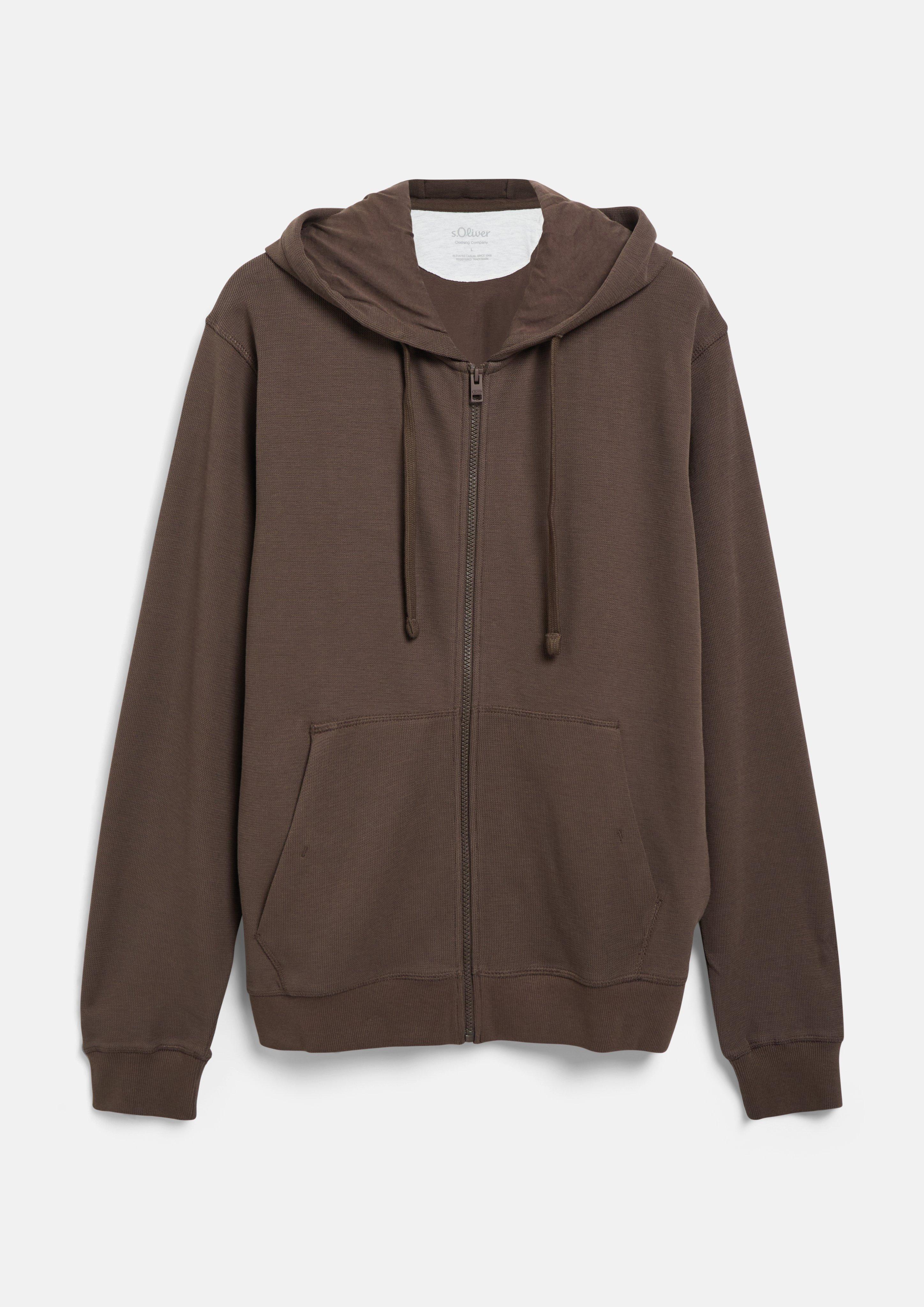 Hommes Sweat-shirt en brun de s.Oliver