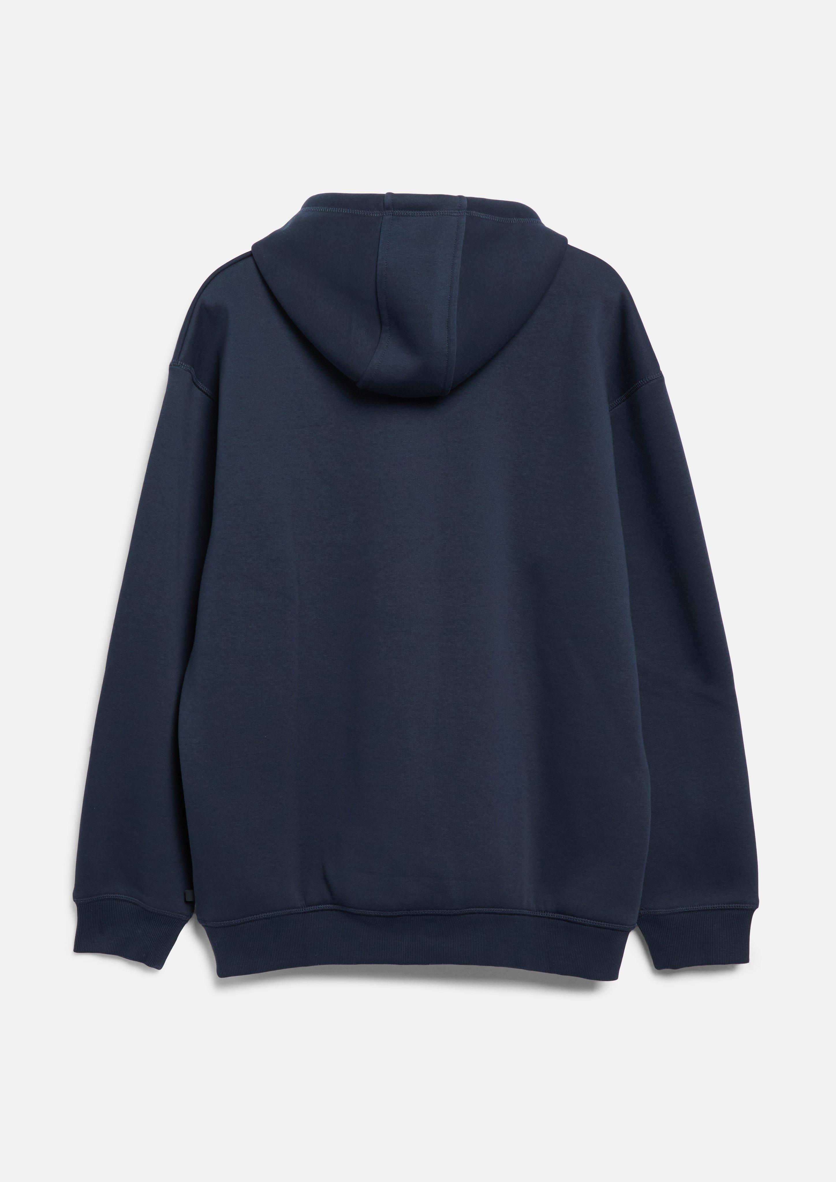 Men Double-faced hoodie in a modern fit with a soft lining in blue by s.Oliver