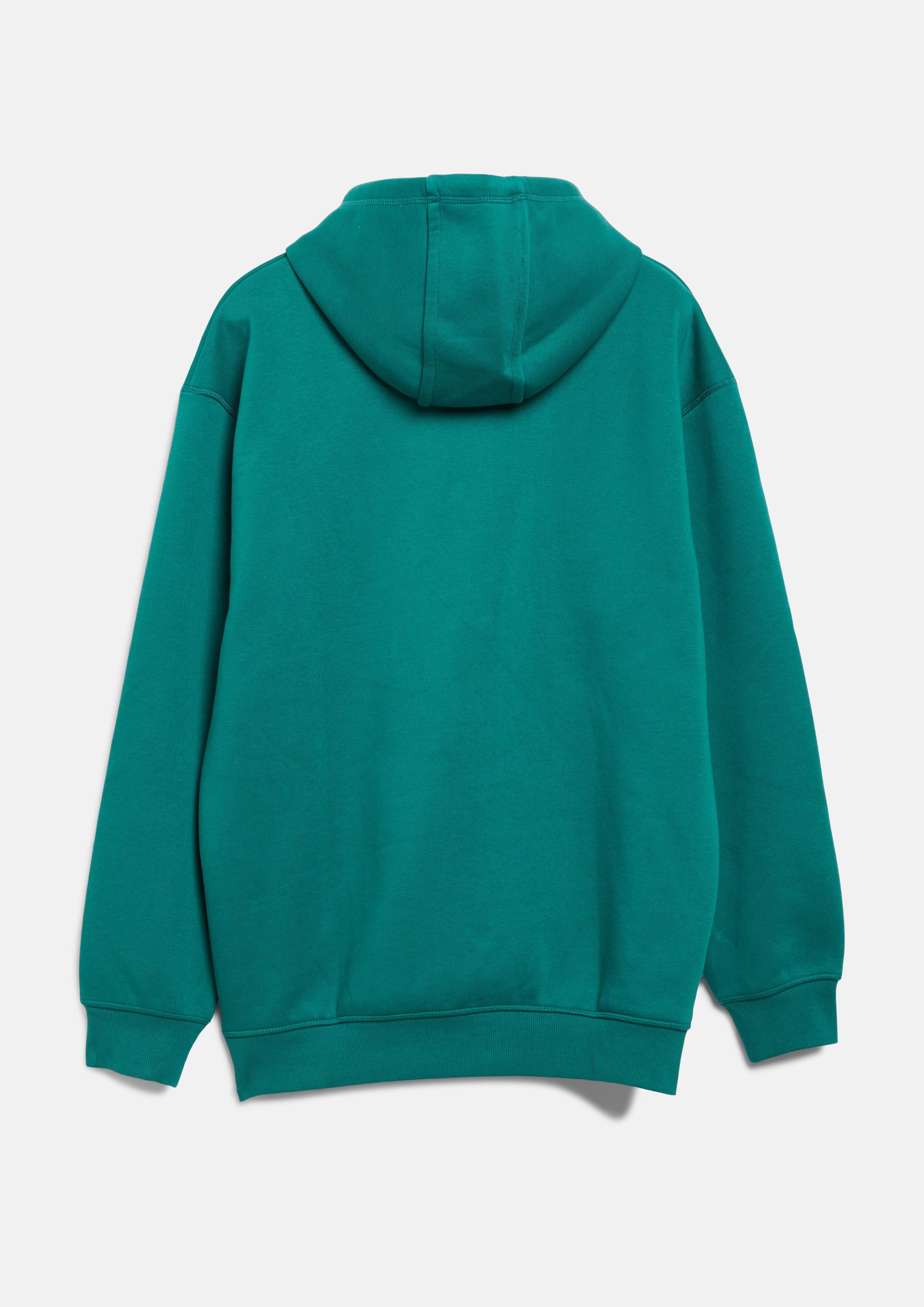 Hommes Sweat à capuche double face à la coupe moderne, avec une doublure douce en vert de s.Oliver