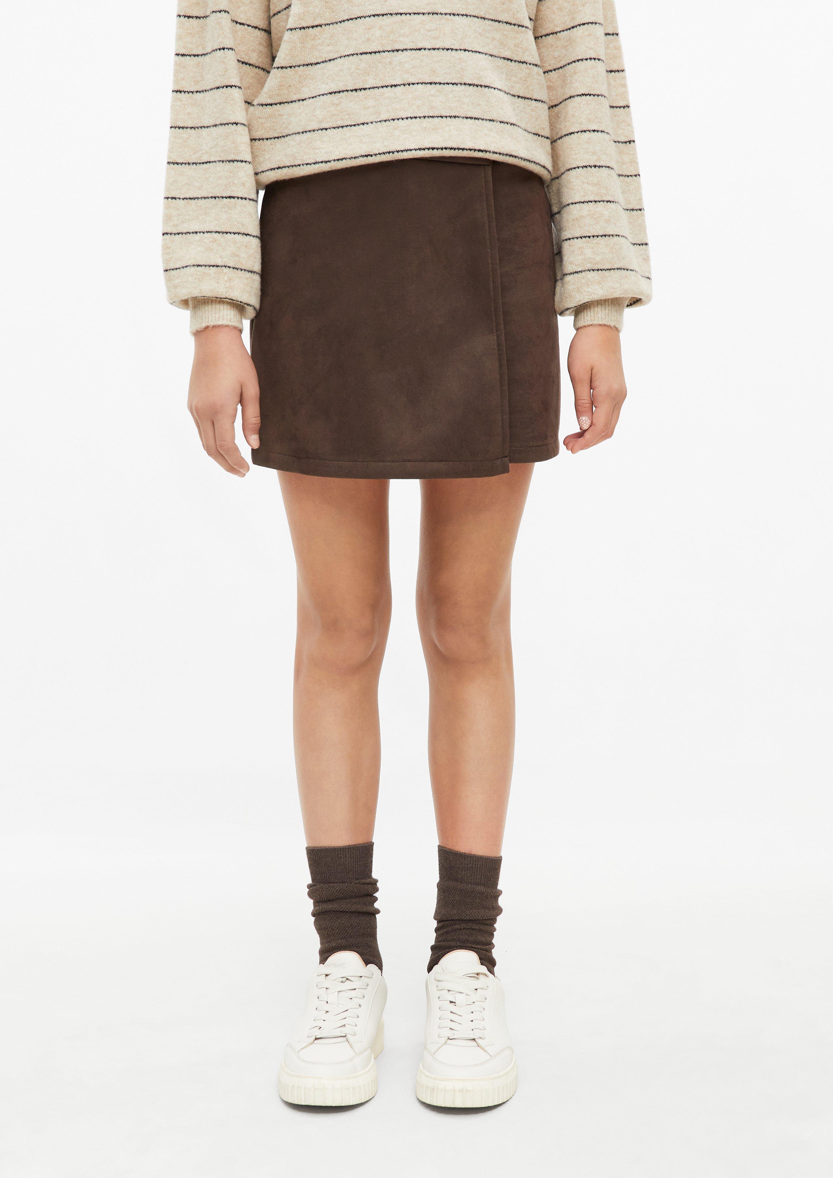 Kinder Skort aus Velours in braun von s.Oliver