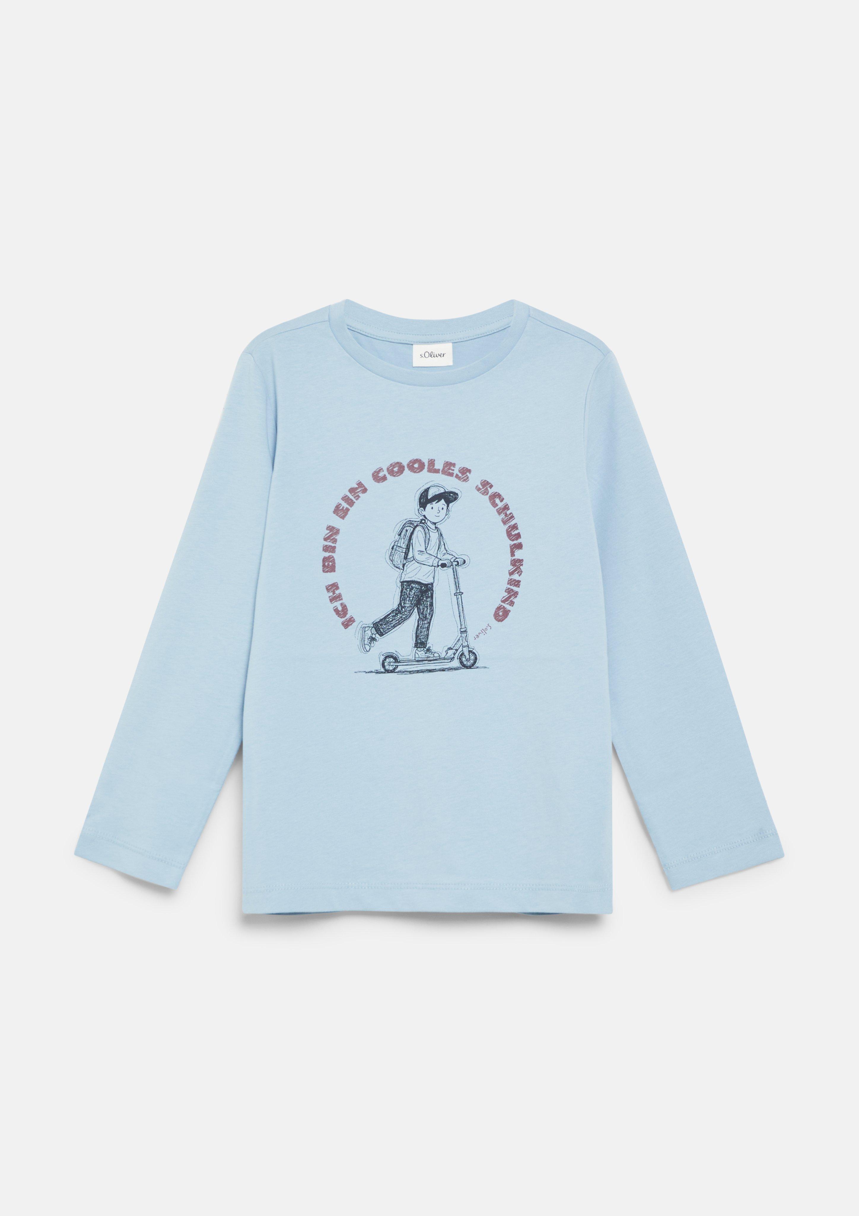 Junior Unisex T-shirt met opdruk op de voorkant in  van s.Oliver