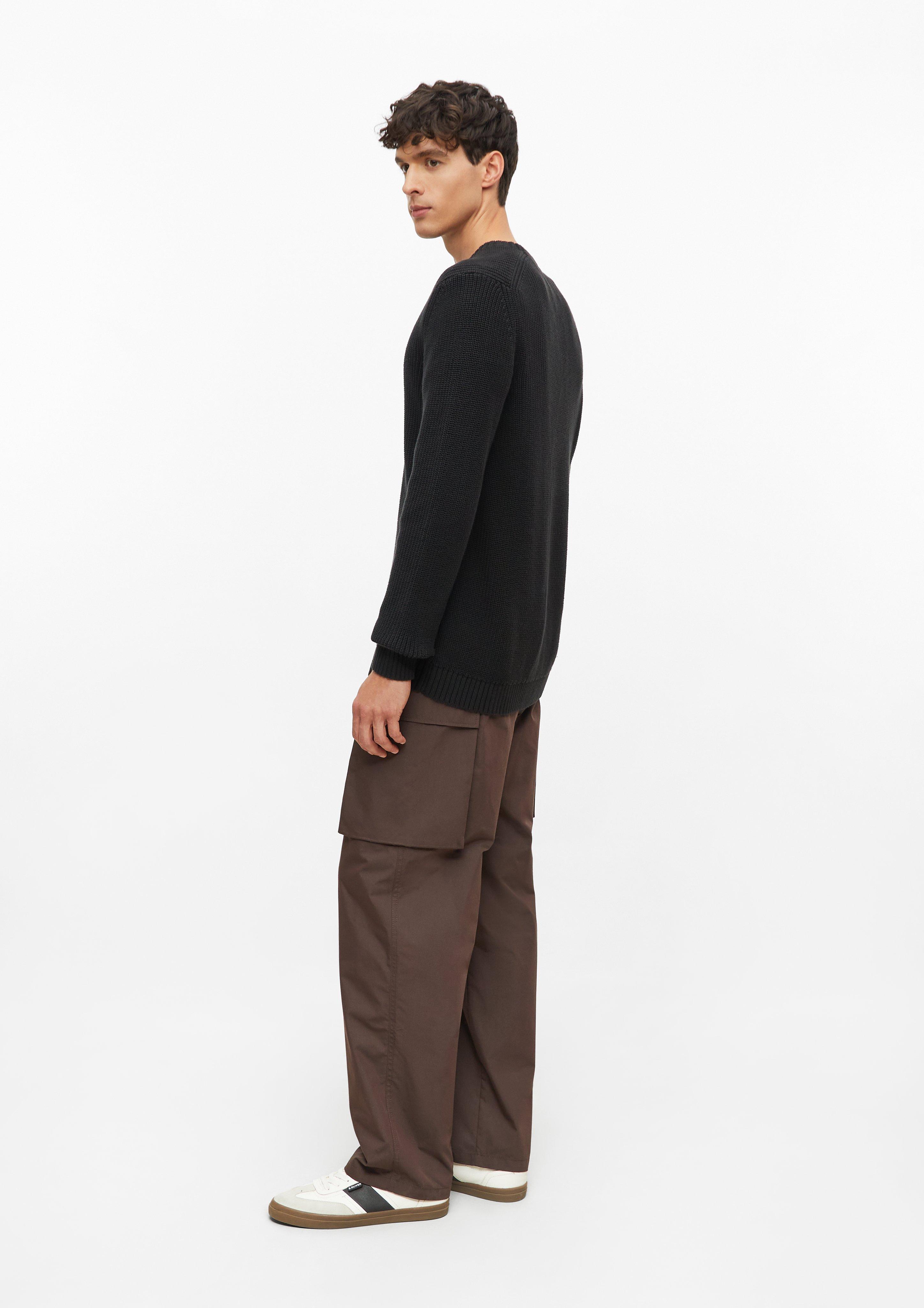 Men Soft-textured sweater made of 100% cotton in black by s.Oliver
