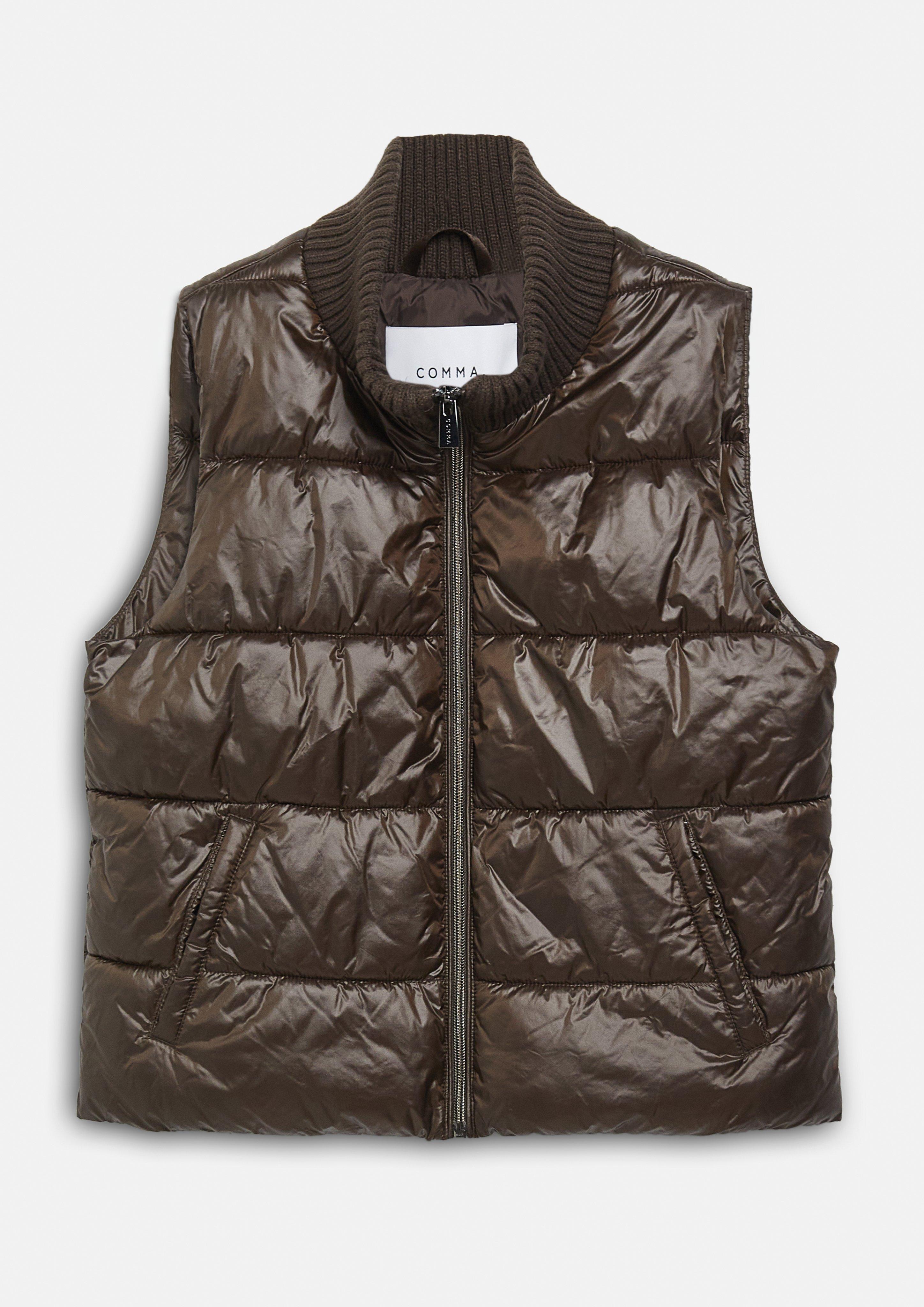Outdoor-Weste in braun von COMMA