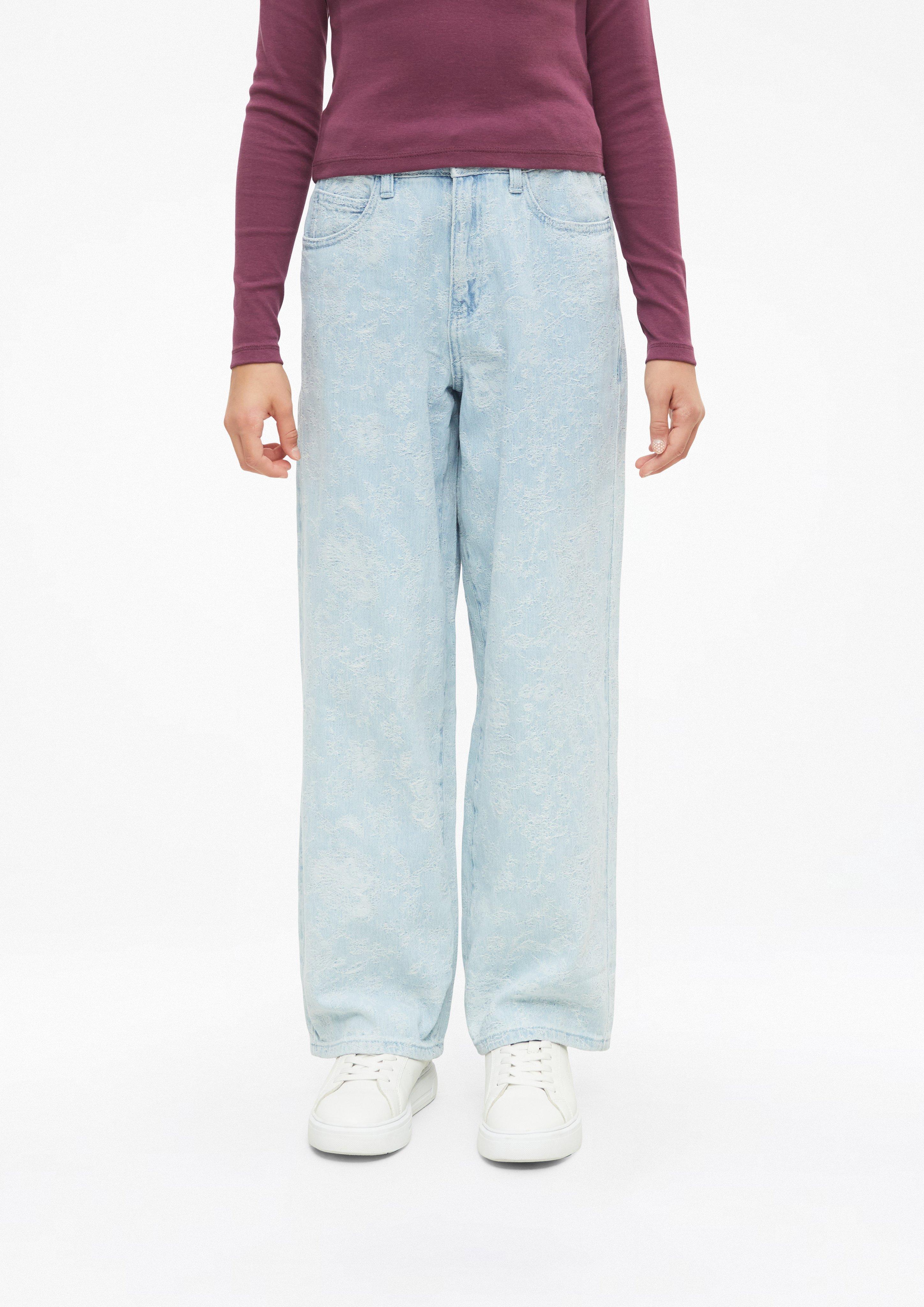 Kids BIGGY Jeans / Loose Fit / Mid Rise / Woven Pattern in blue by s.Oliver