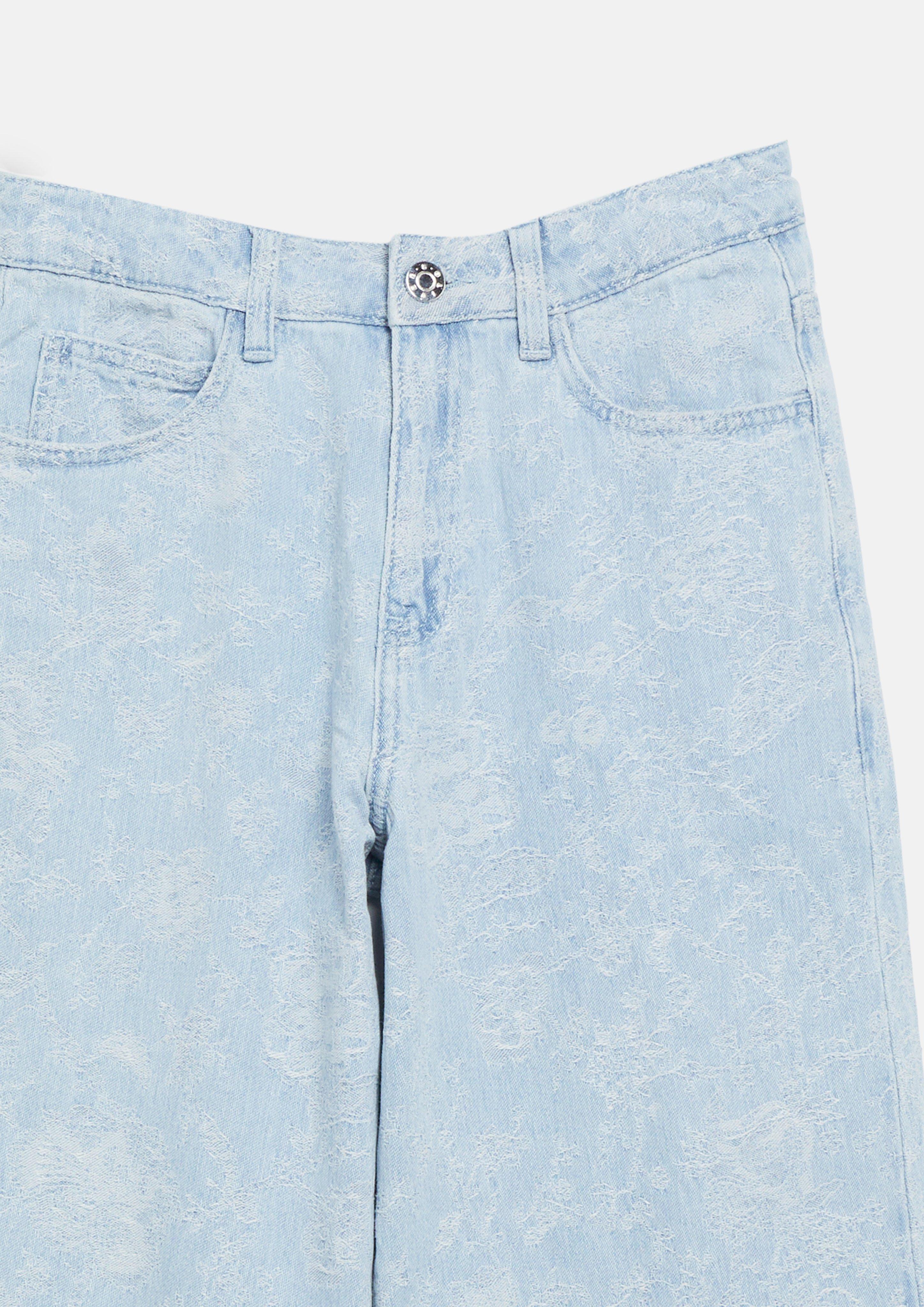 Kids BIGGY Jeans / Loose Fit / Mid Rise / Woven Pattern in blue by s.Oliver