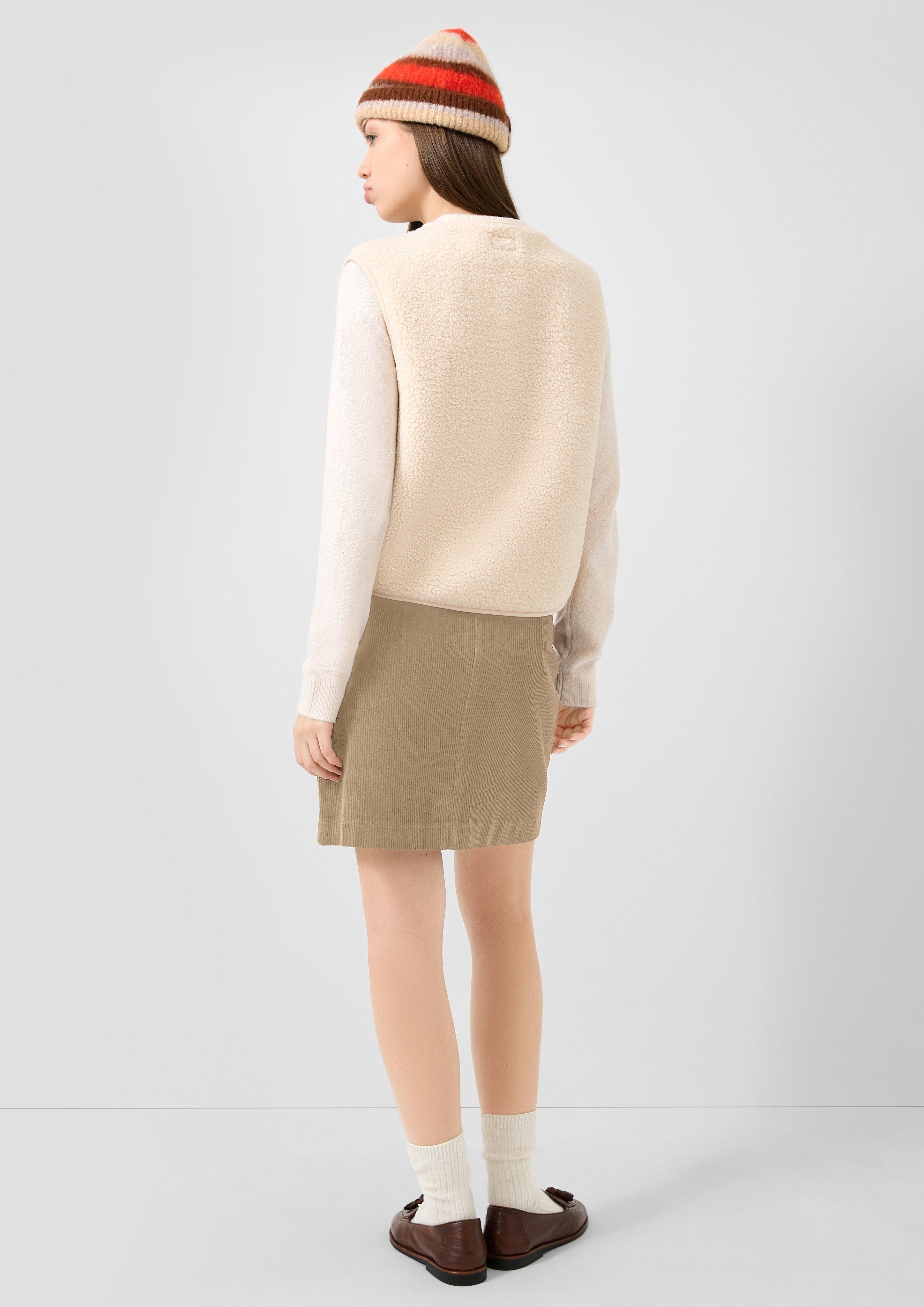 Damen Rock in beige von QS