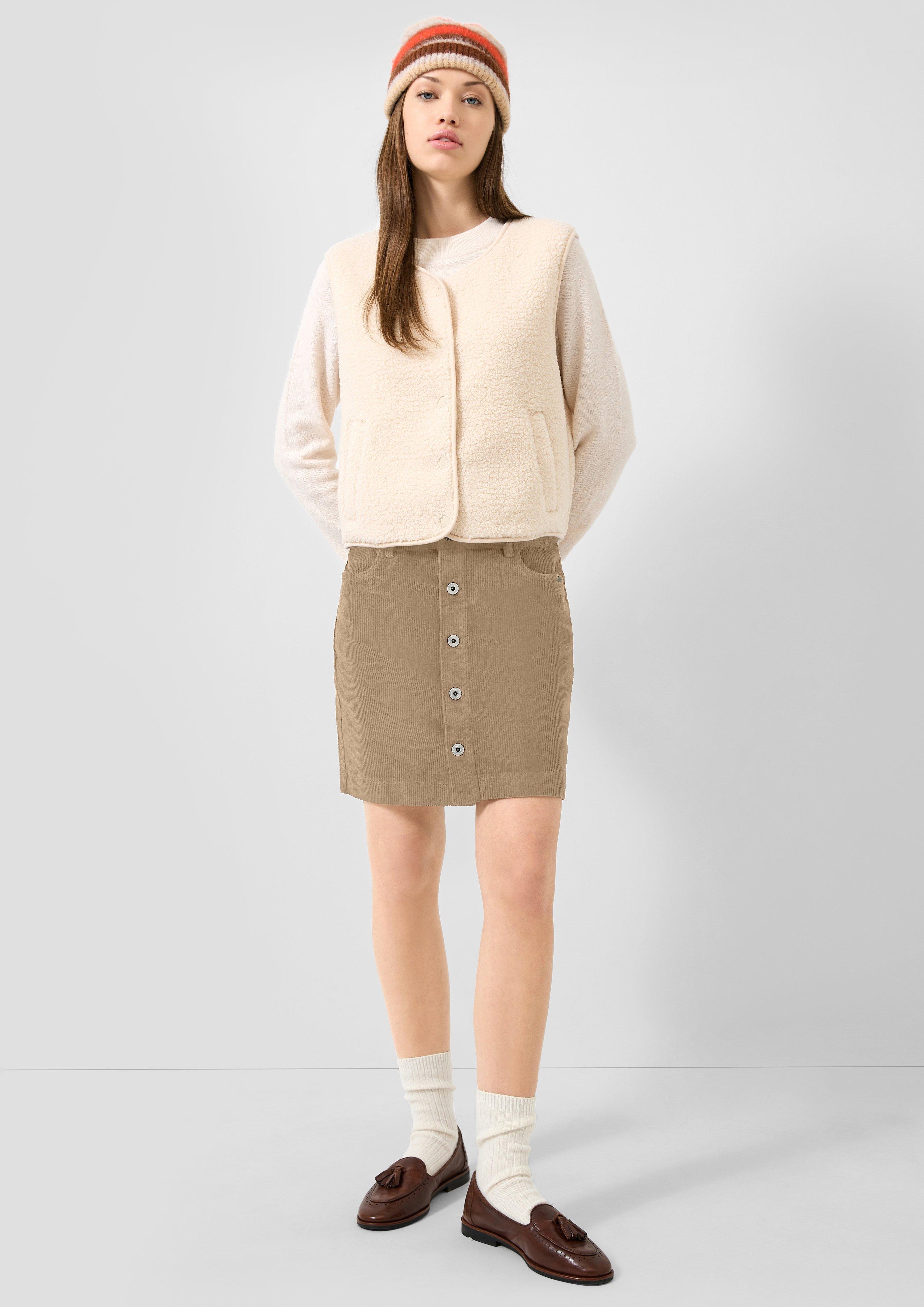 Damen Rock in beige von QS