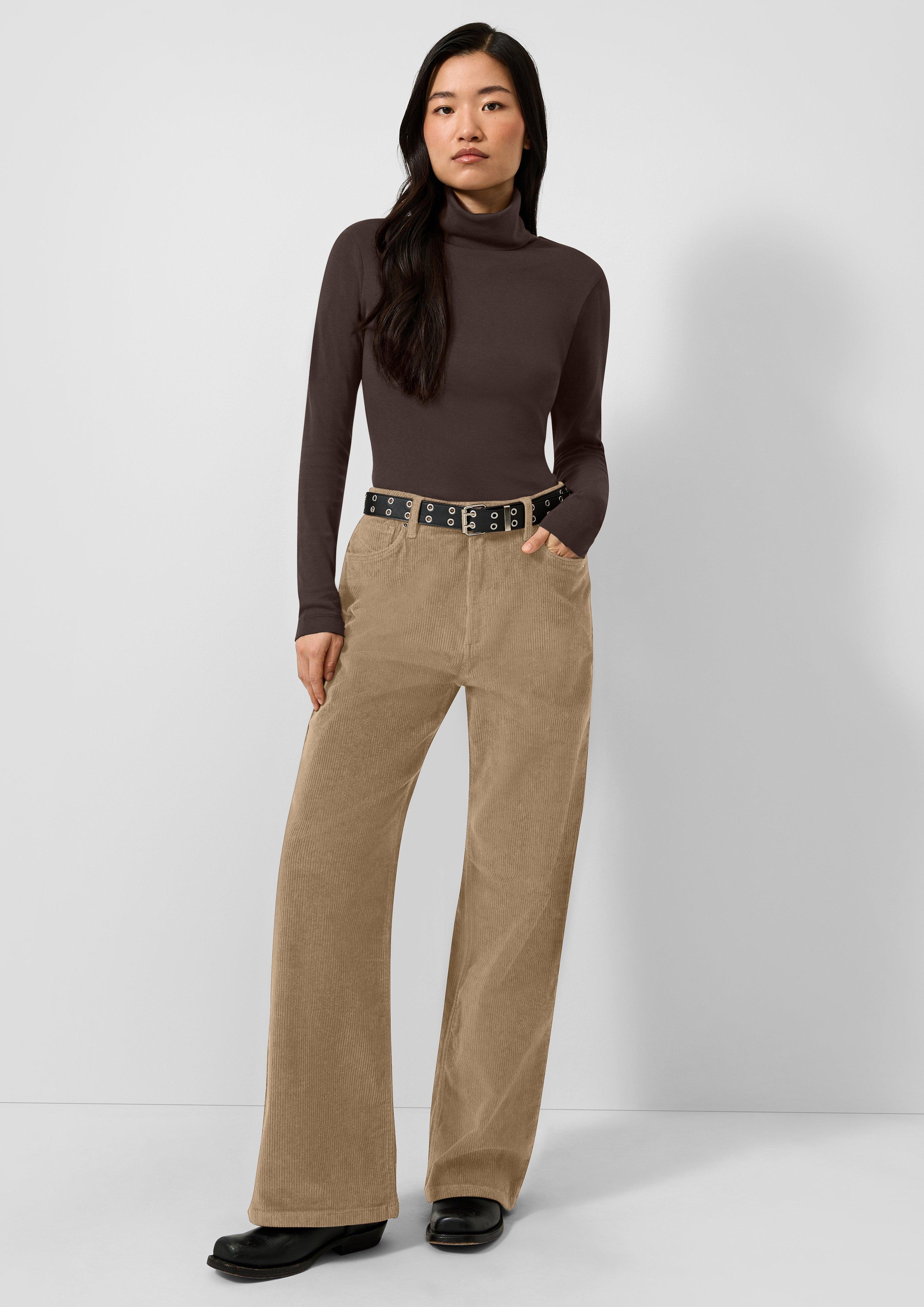 Damen Hose in beige von QS