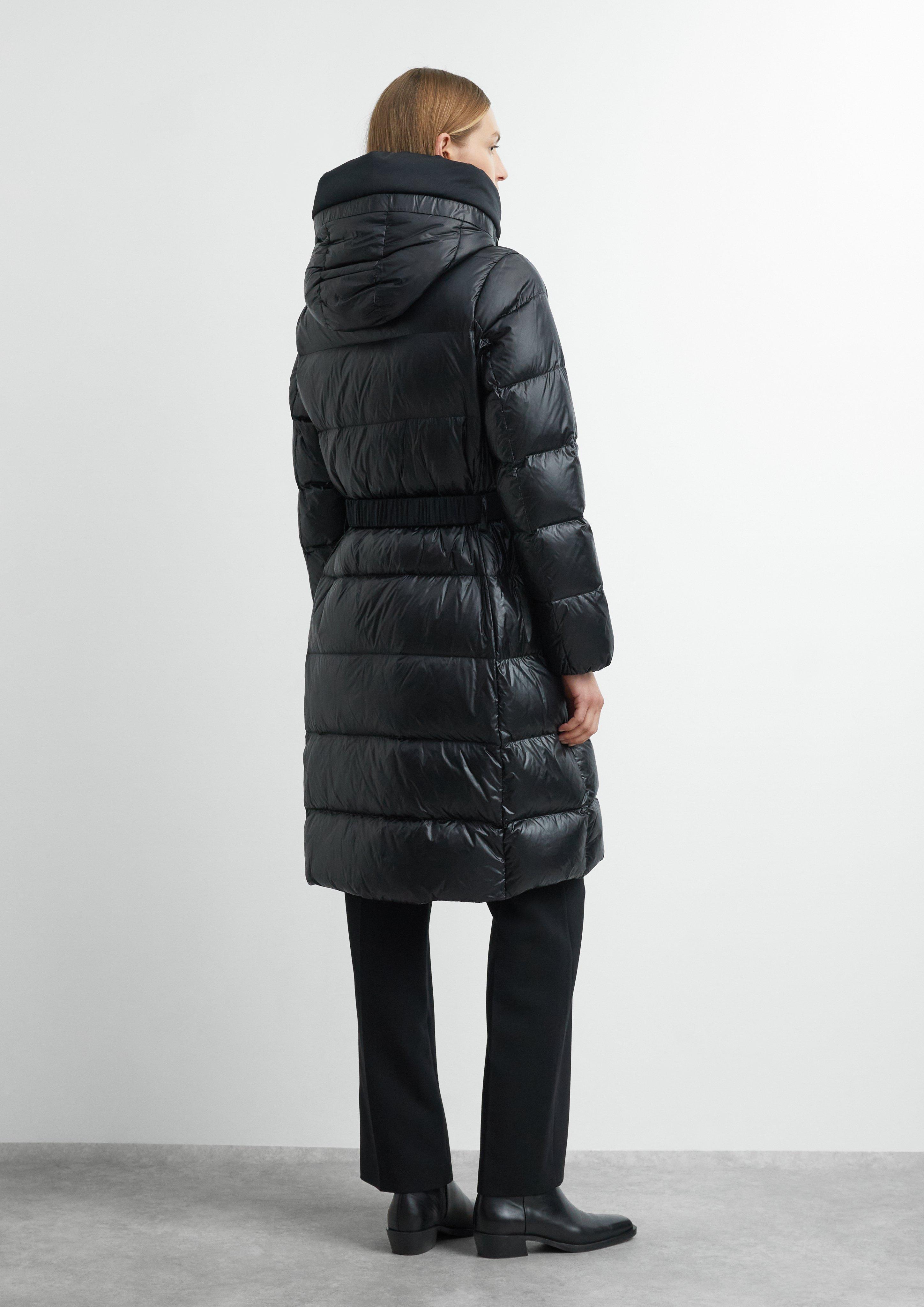 Outdoor-Mantel in schwarz von COMMA