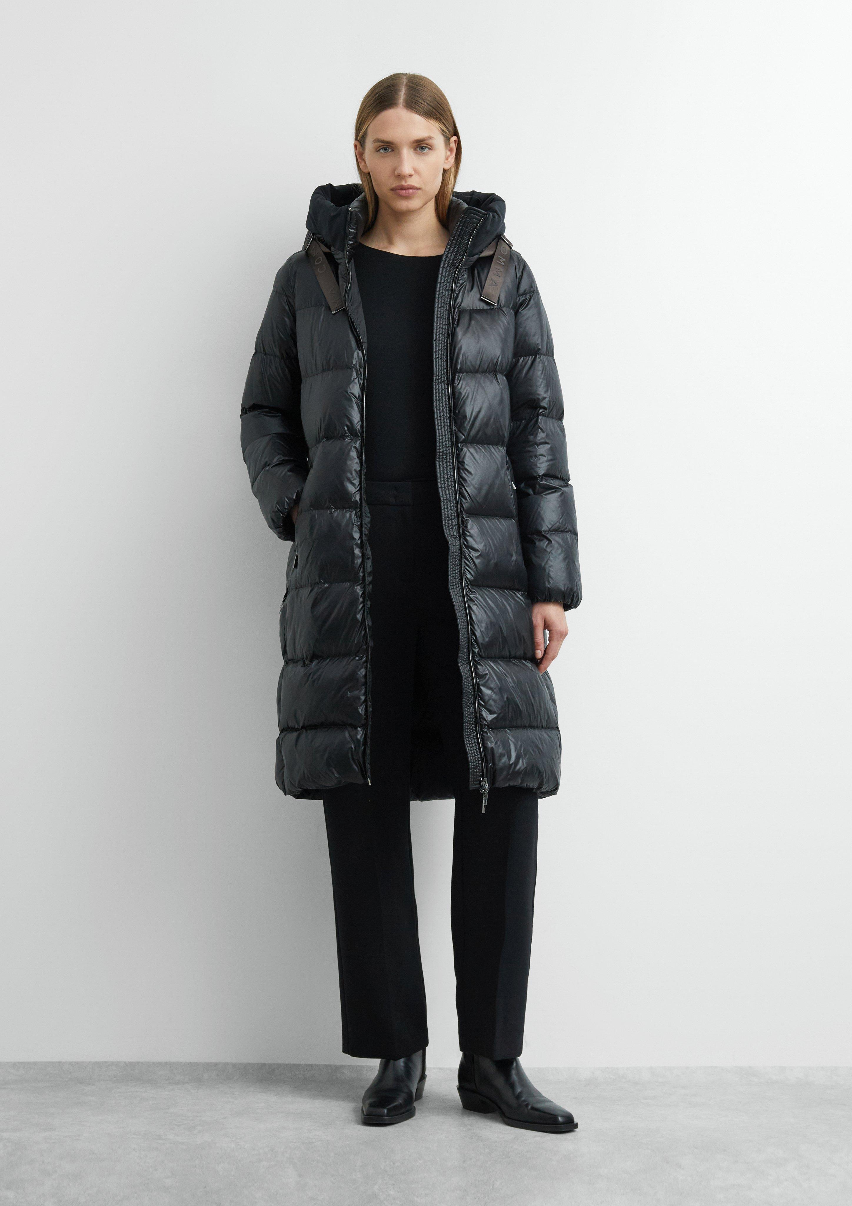 Outdoor-Mantel in schwarz von COMMA