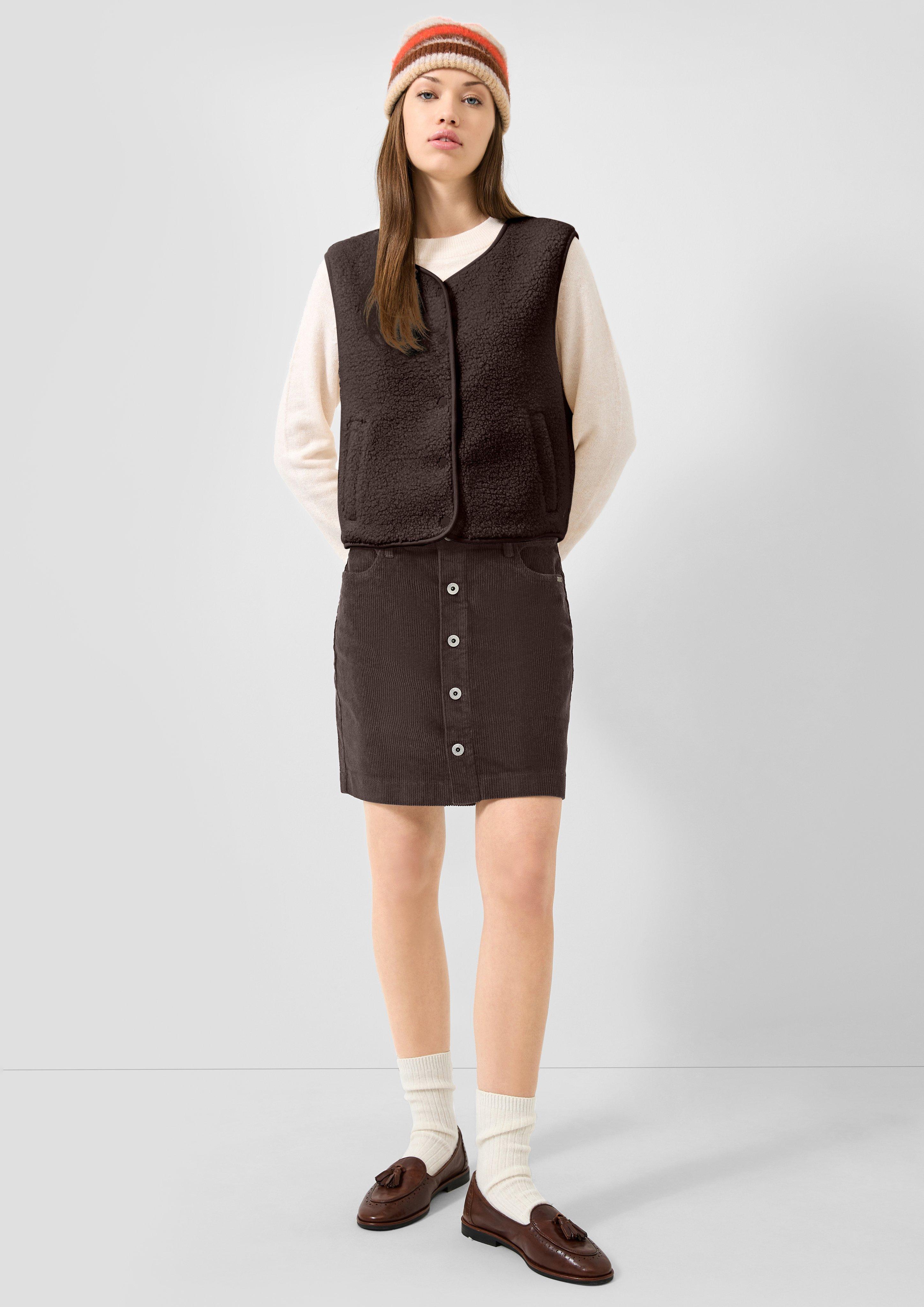 Femmes Gilet d'intérieur en brun de QS