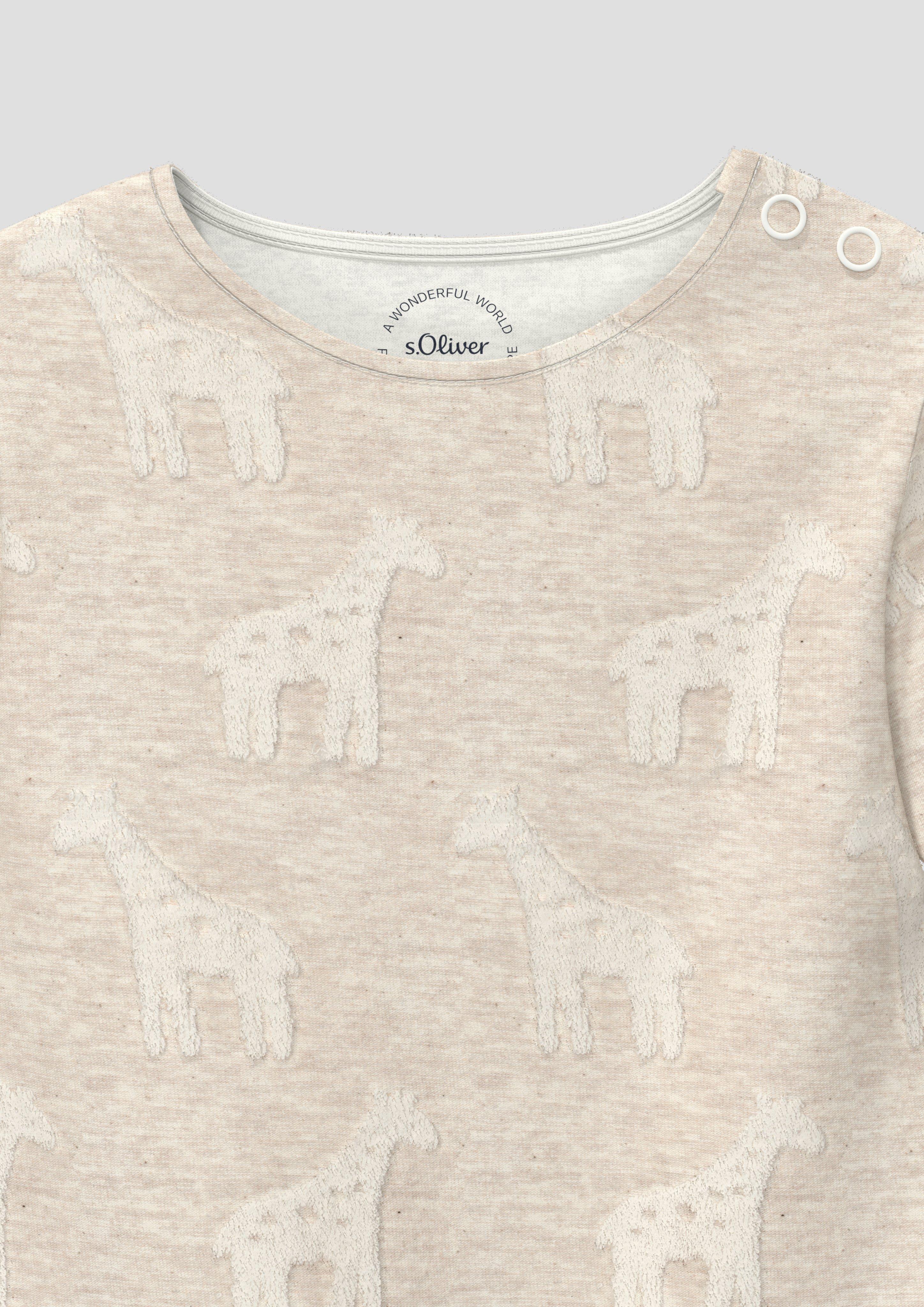 Kinder T-Shirt in beige von s.Oliver