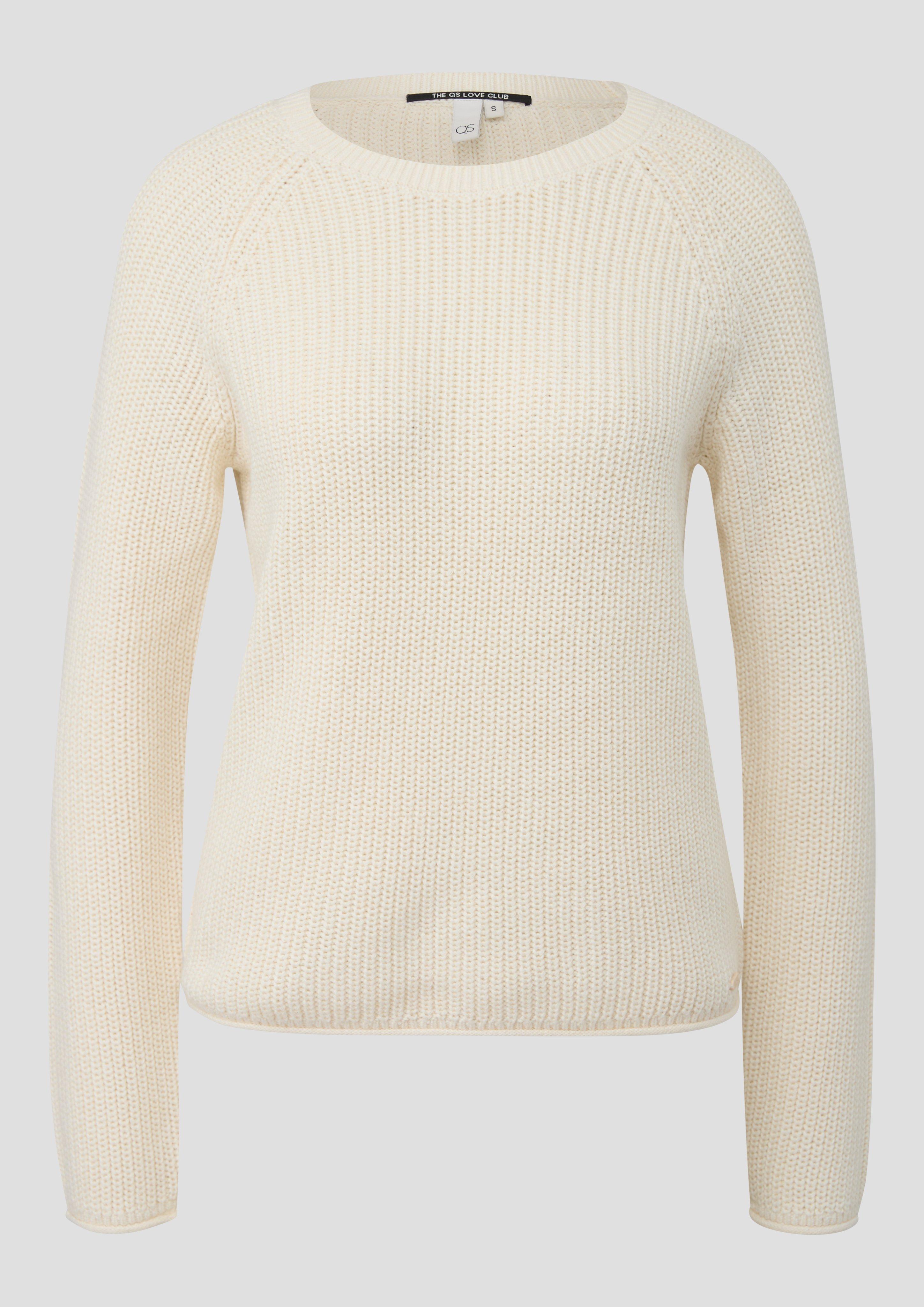 Femmes Pull en maille en crème de QS