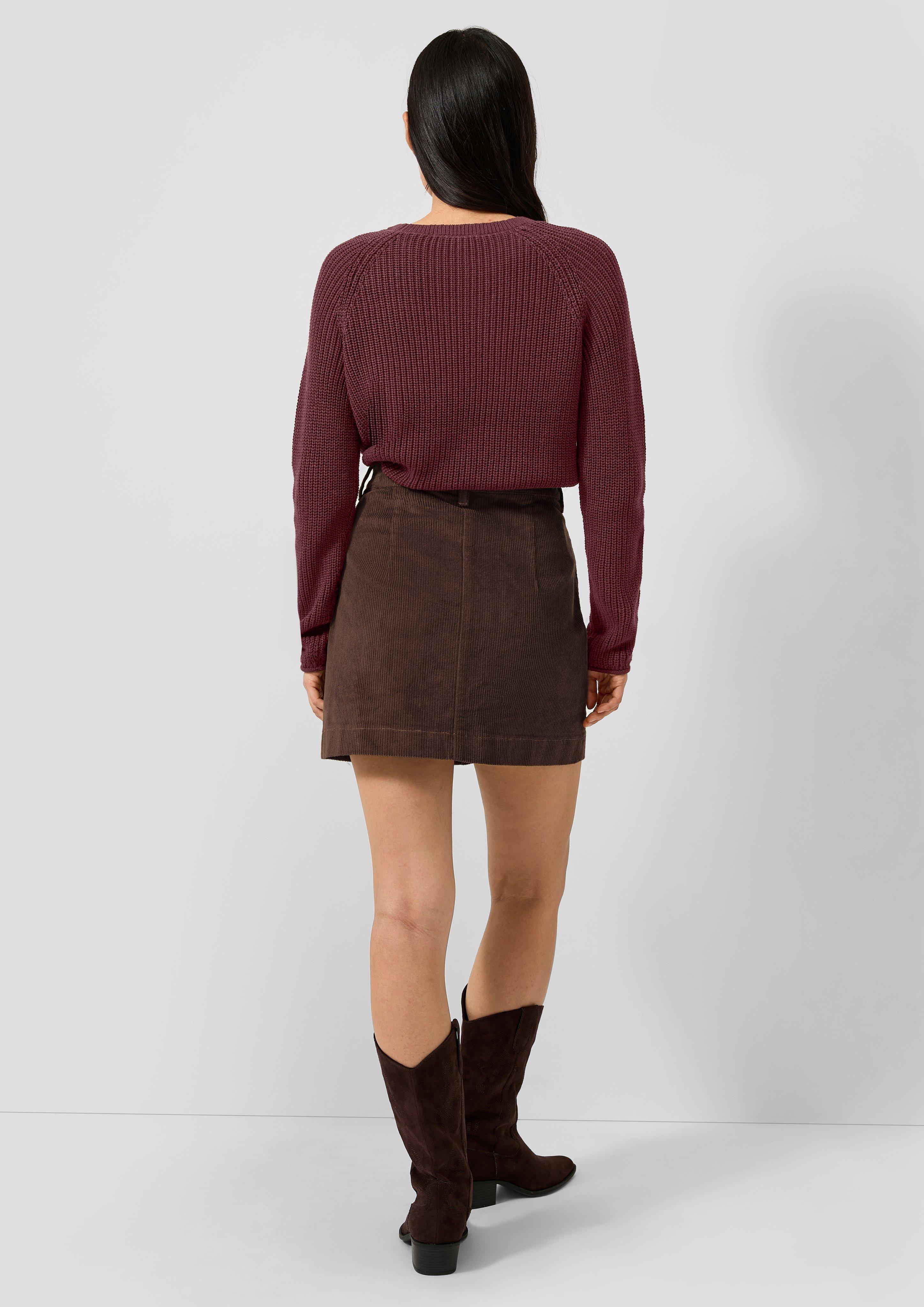 Damen Strickpullover in rot von QS