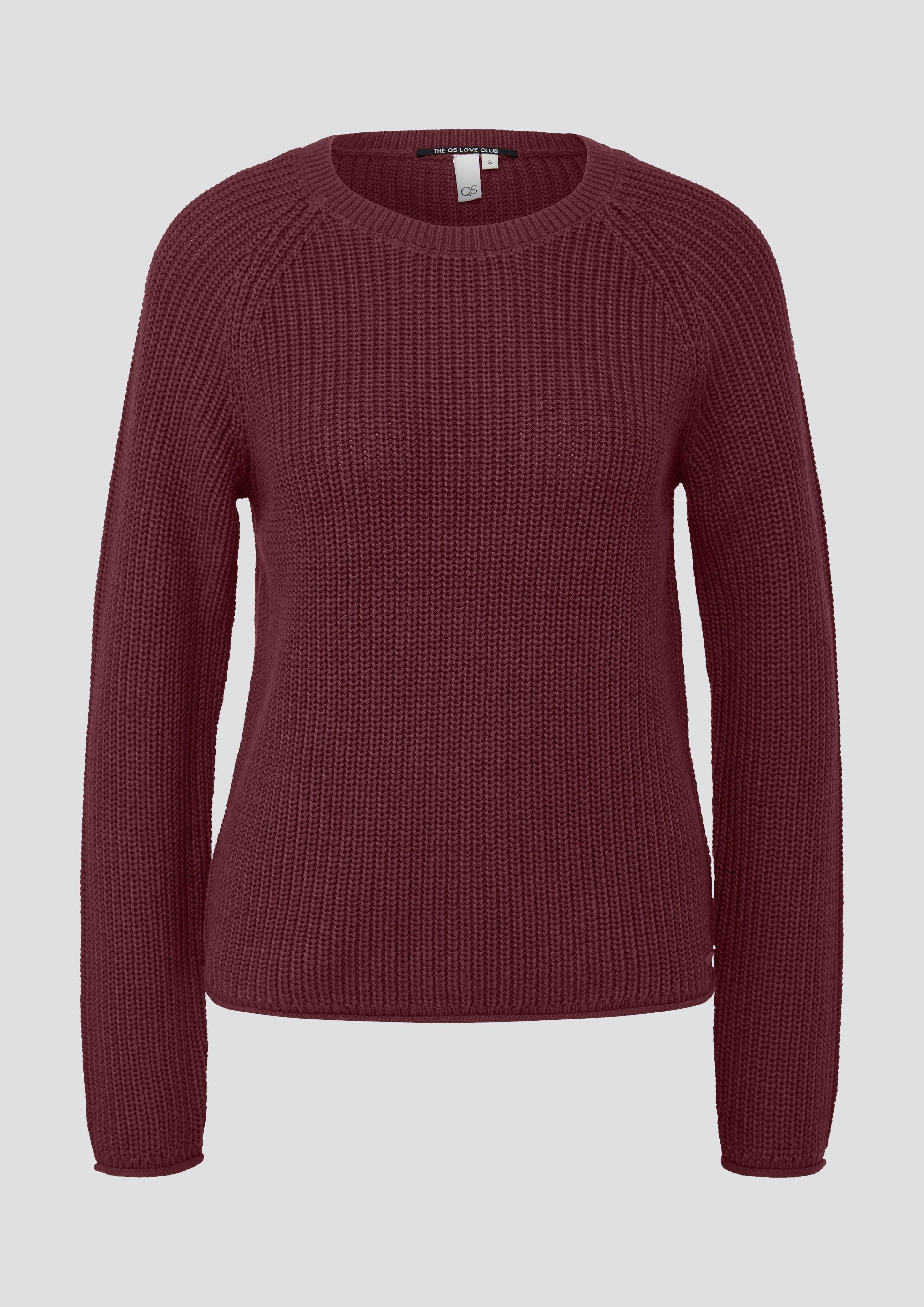 Damen Strickpullover in rot von QS