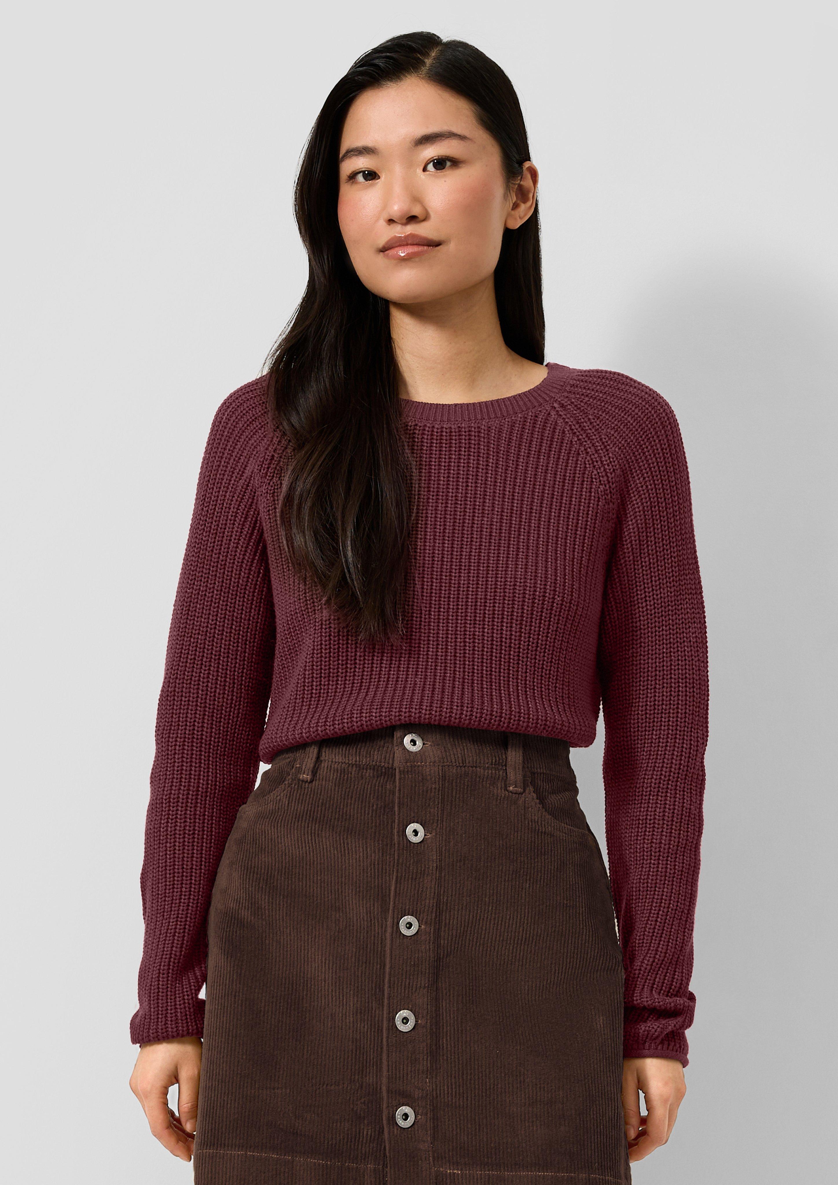 Damen Strickpullover in bordeaux von QS