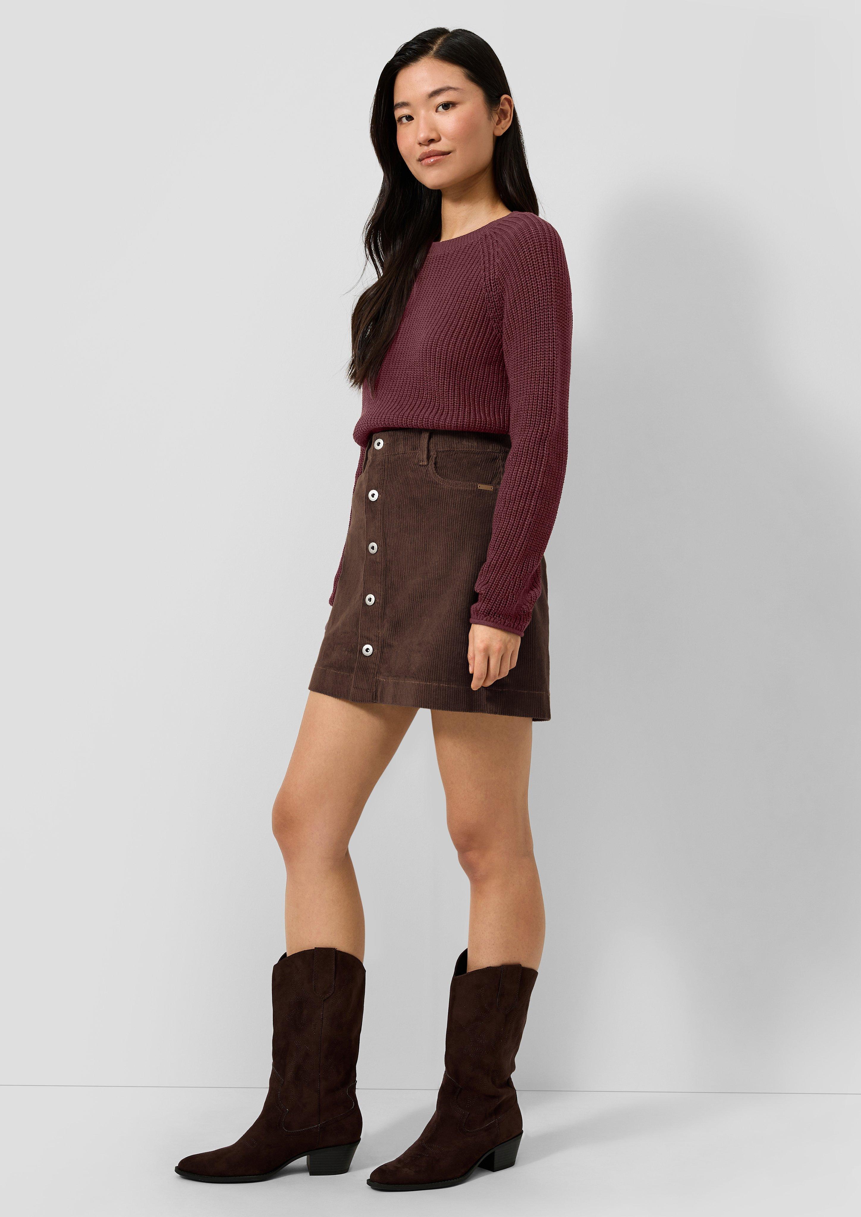 Damen Strickpullover in rot von QS