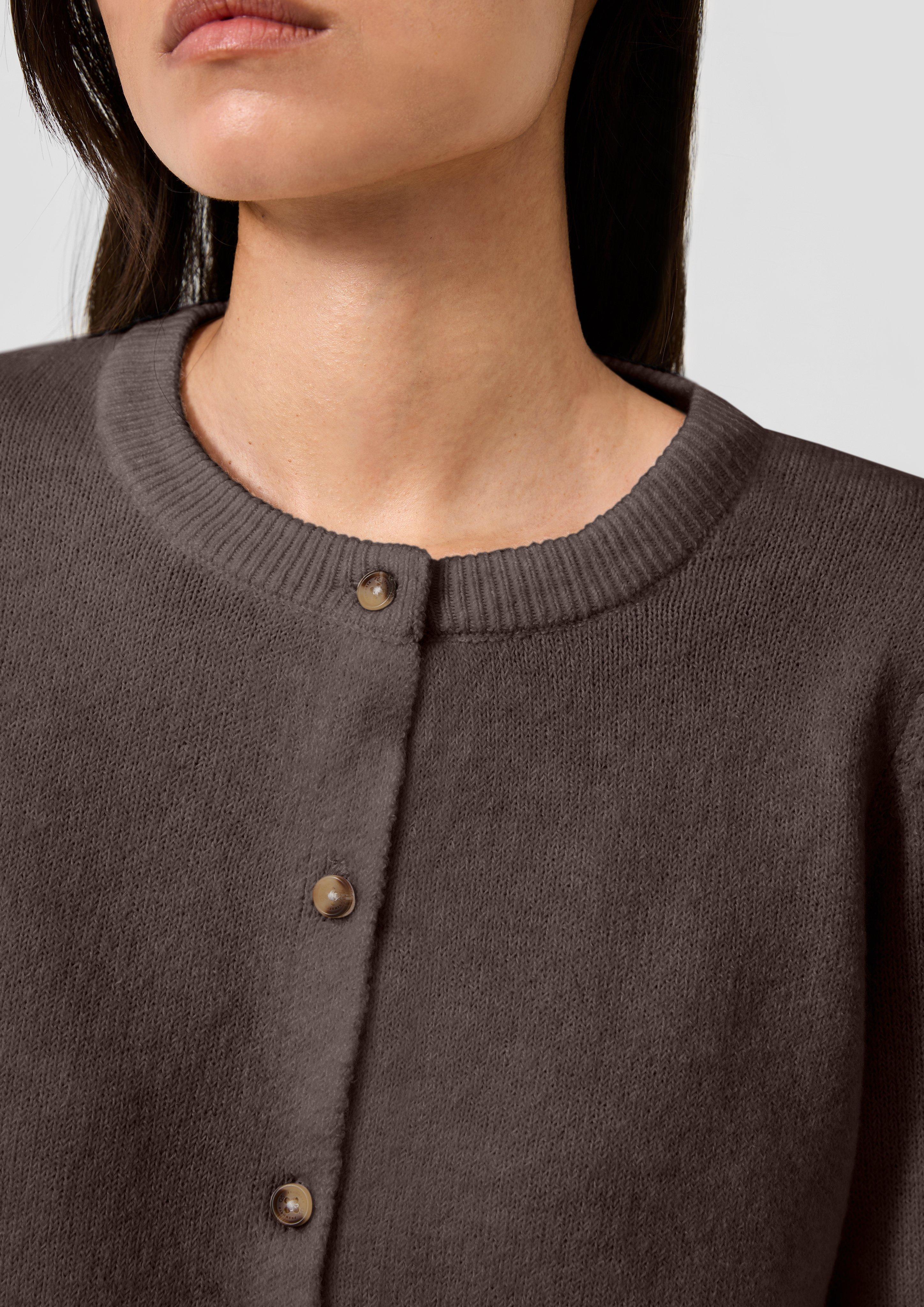 Damen Strickjacke in braun von QS