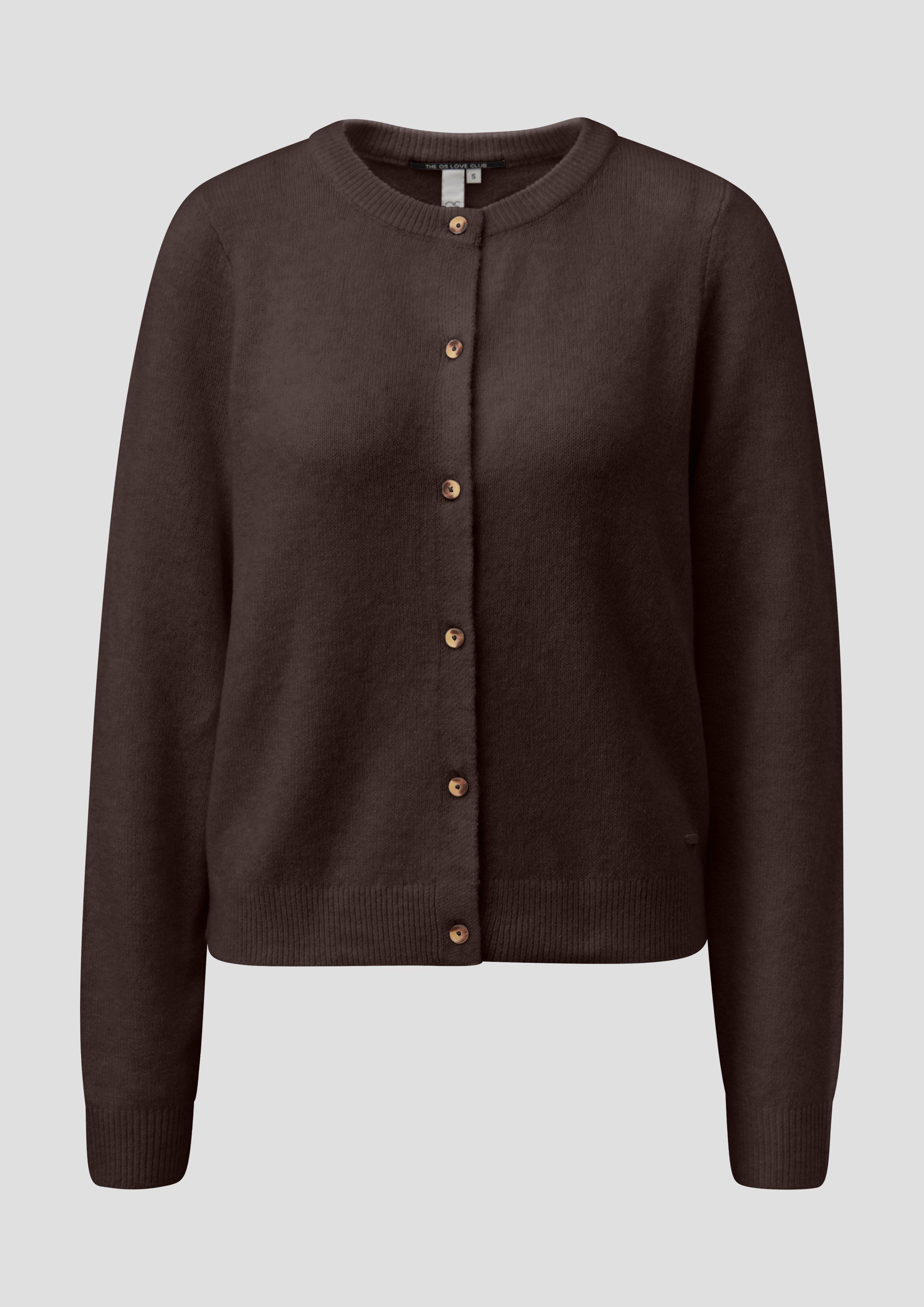 Damen Strickjacke in braun von QS