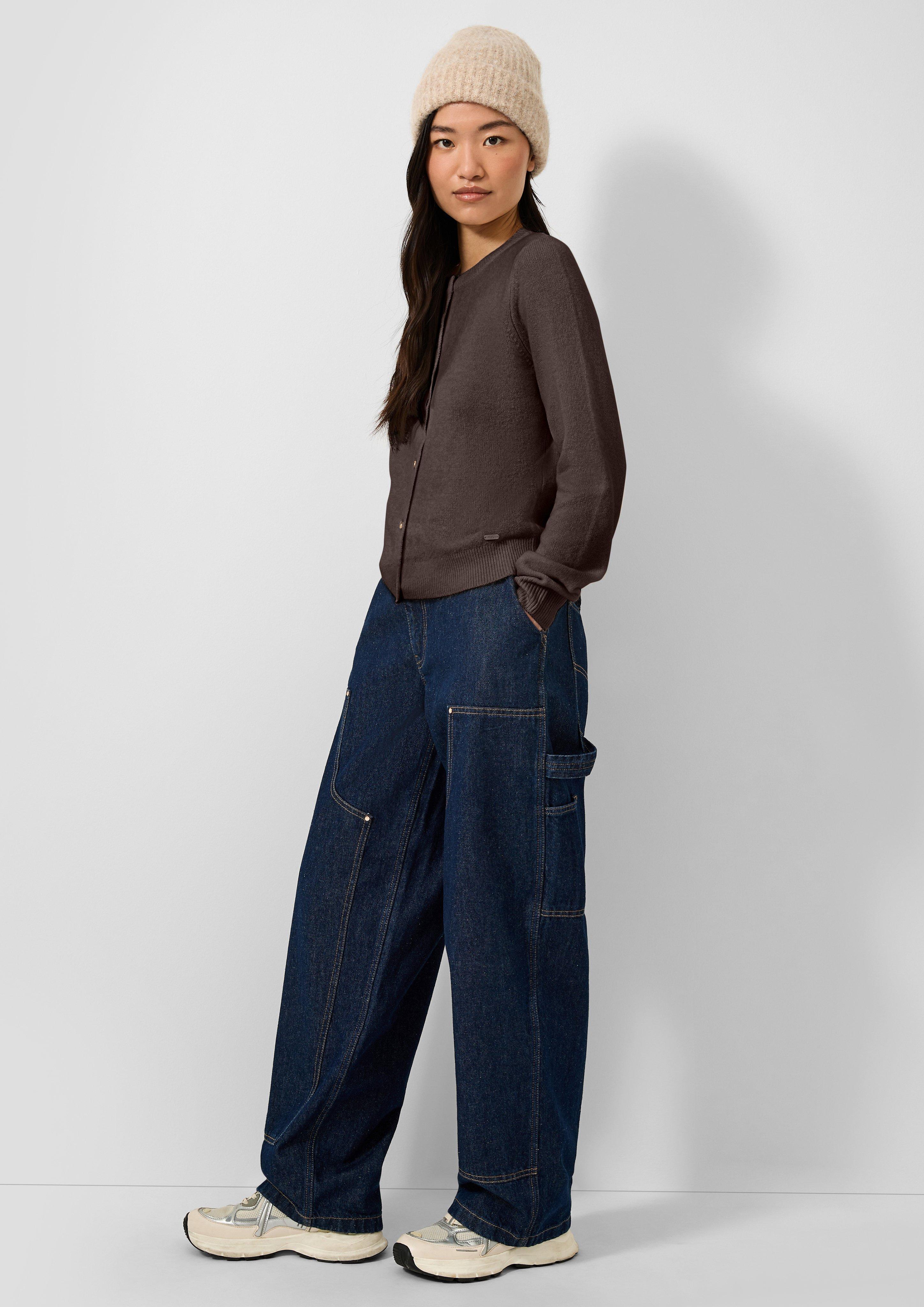 Damen Strickjacke in braun von QS